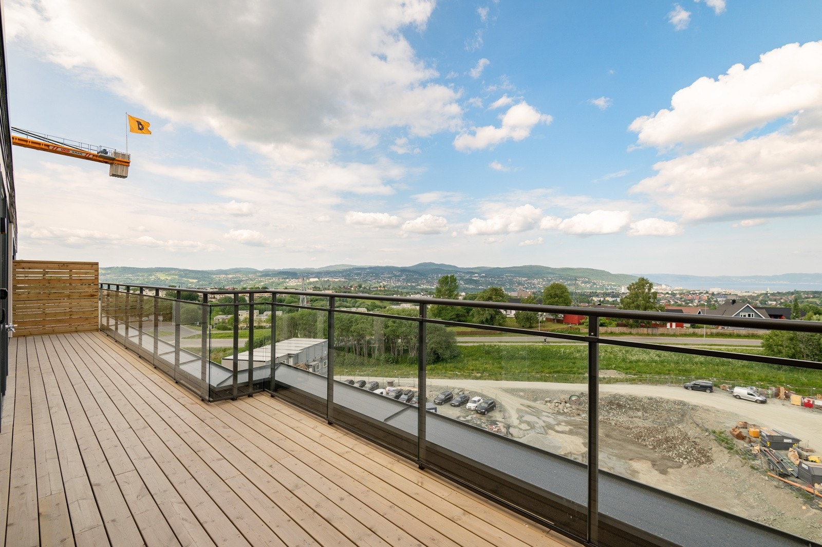 Takterrasse. Galleribilde