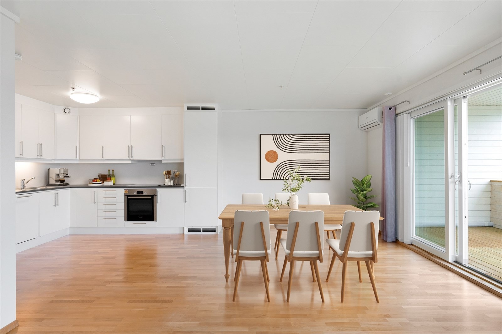 Bildet er digitalt møblert Galleribilde