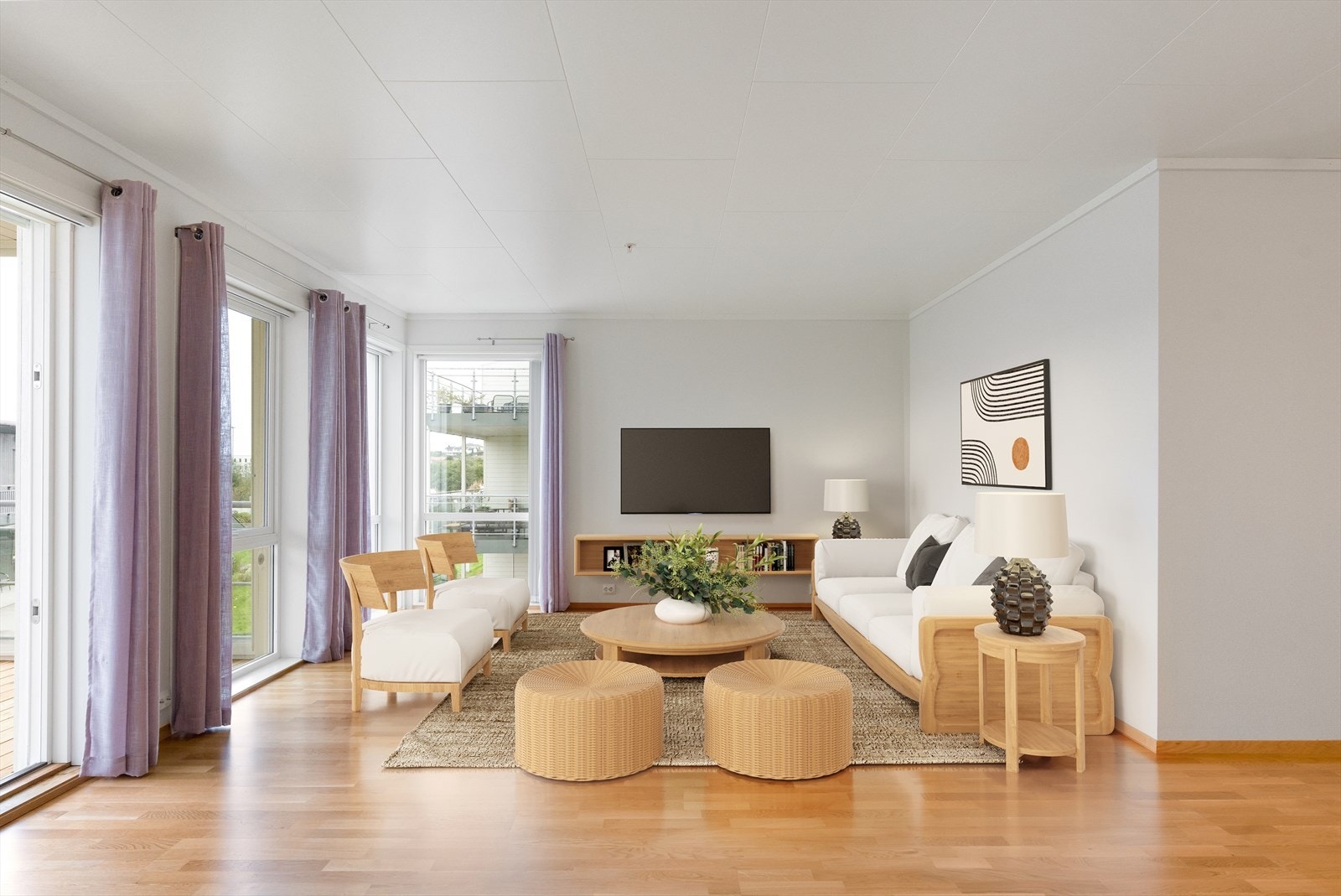 Bildet er digitalt møblert Galleribilde