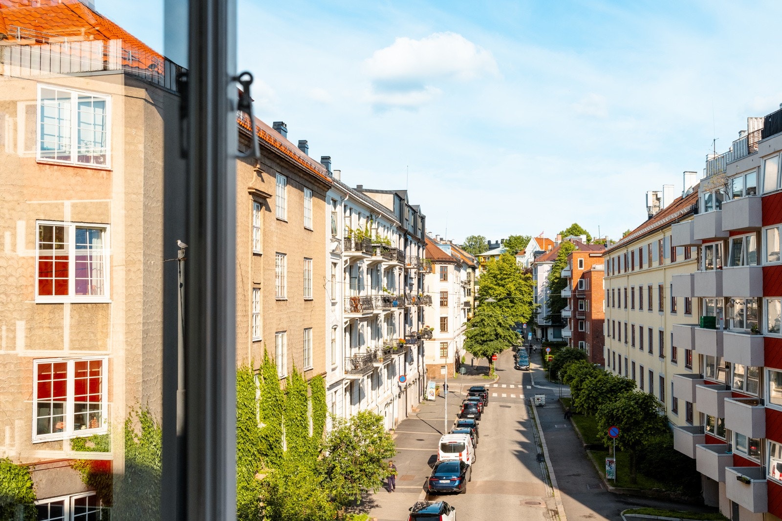 Fra rommet er det fin utsikt. Galleribilde