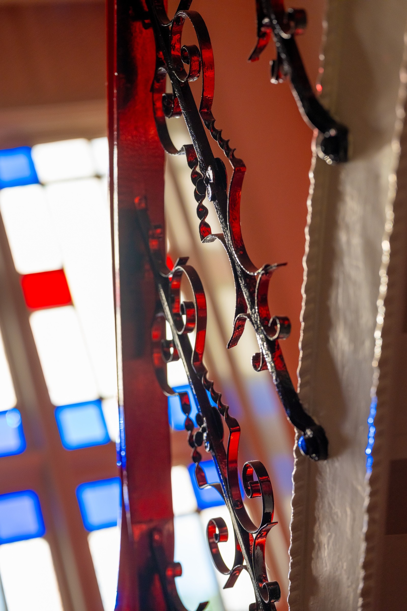 Klassiske detaljer i oppgang. Galleribilde