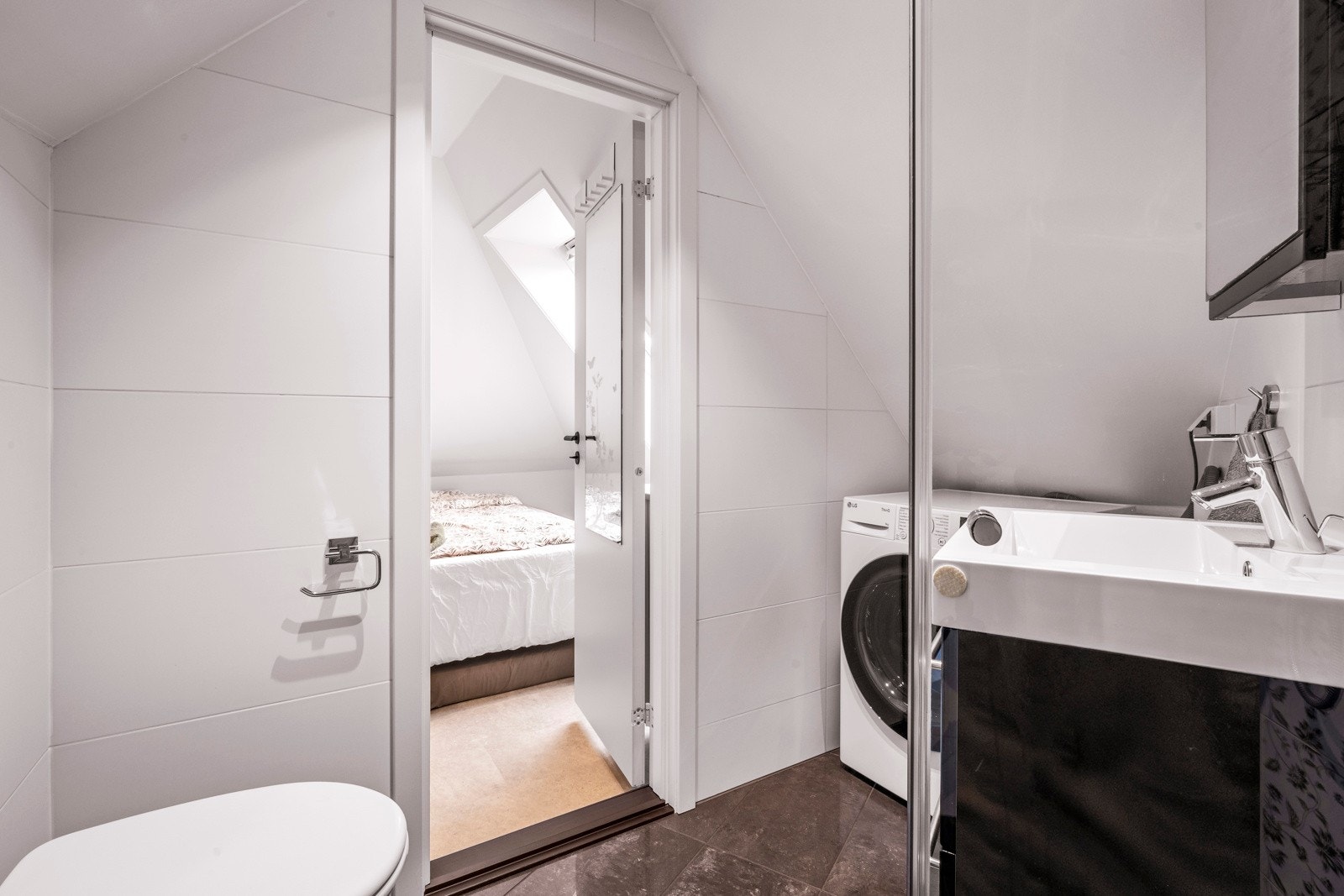 Badet har opplegg for vaskemaskin Galleribilde