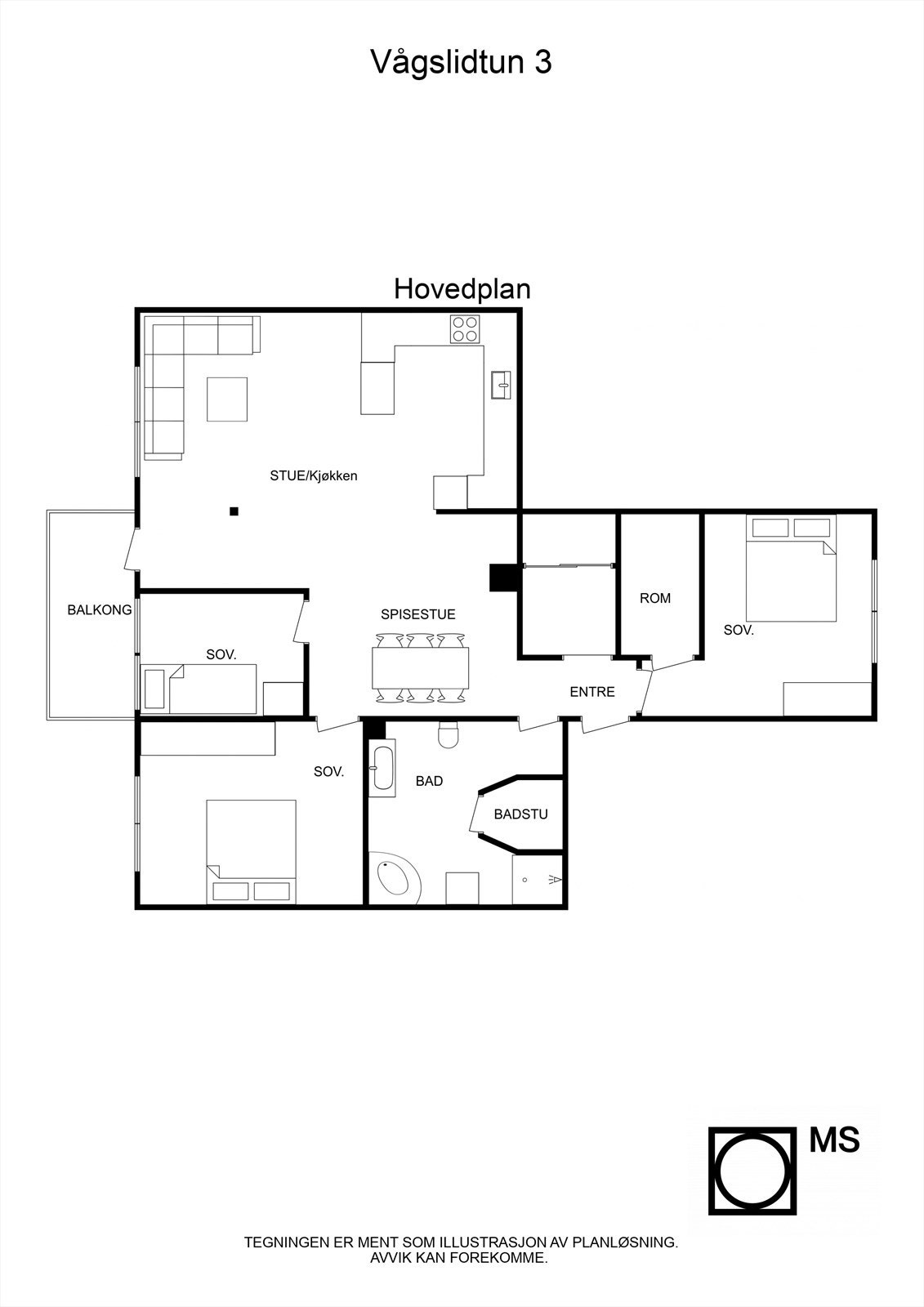 Plantegning Galleribilde