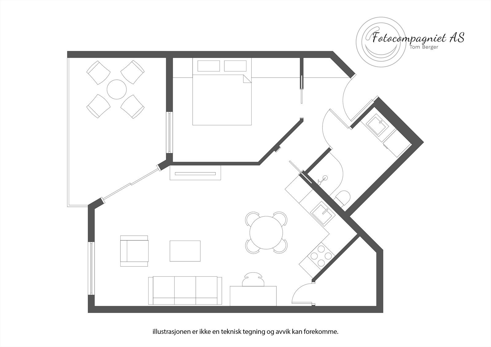 Plantegning Galleribilde