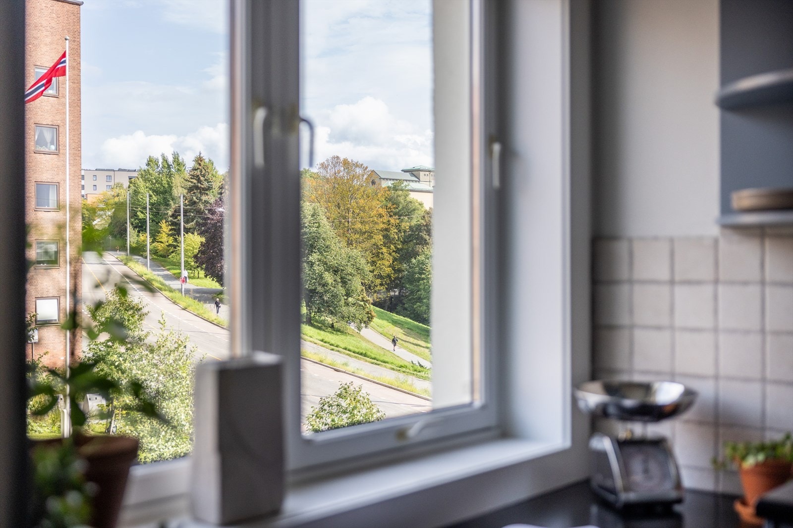 Også her er det hyggelig utsikt mot nærområde. Galleribilde