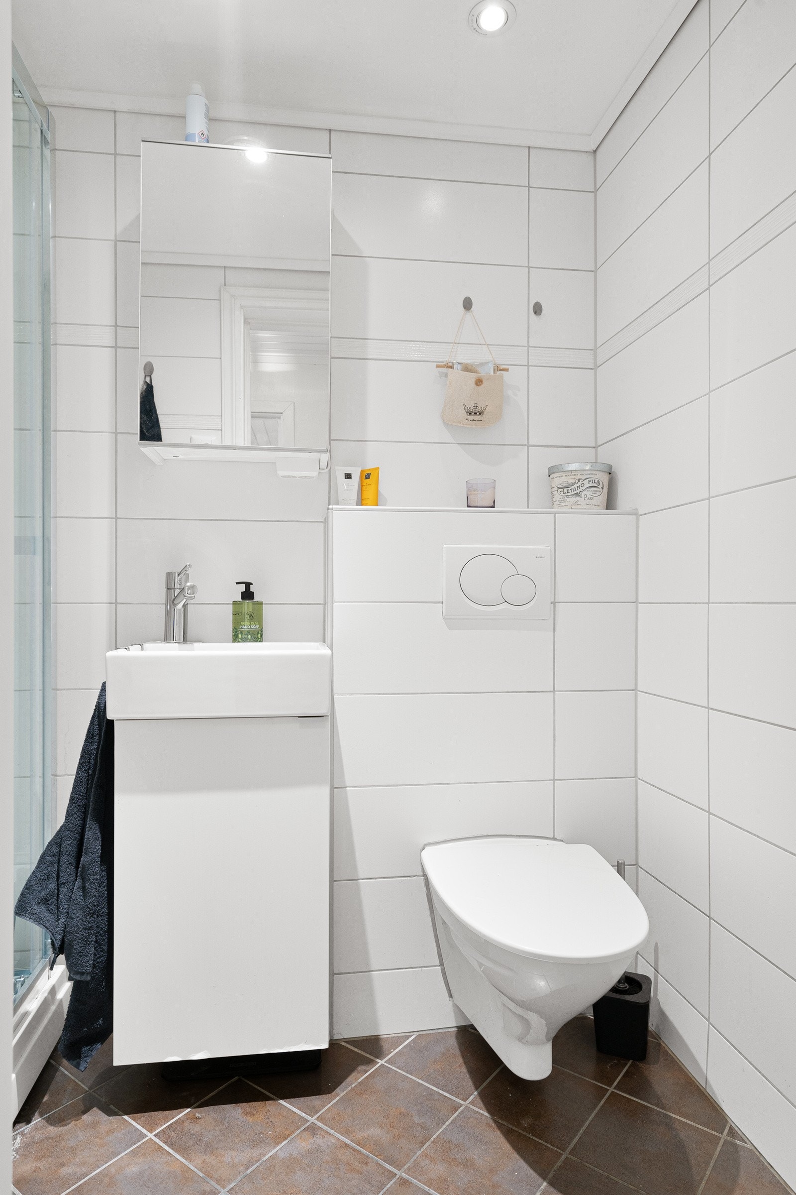 Flislagt gulv med gulvvarme. Galleribilde