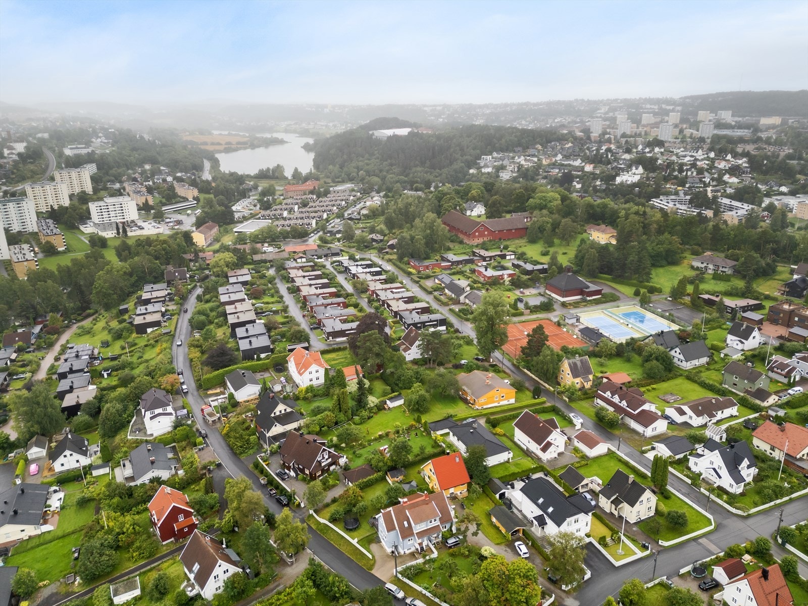 Østensjøvannet er perfekt for løpeturer/gåturer. Galleribilde