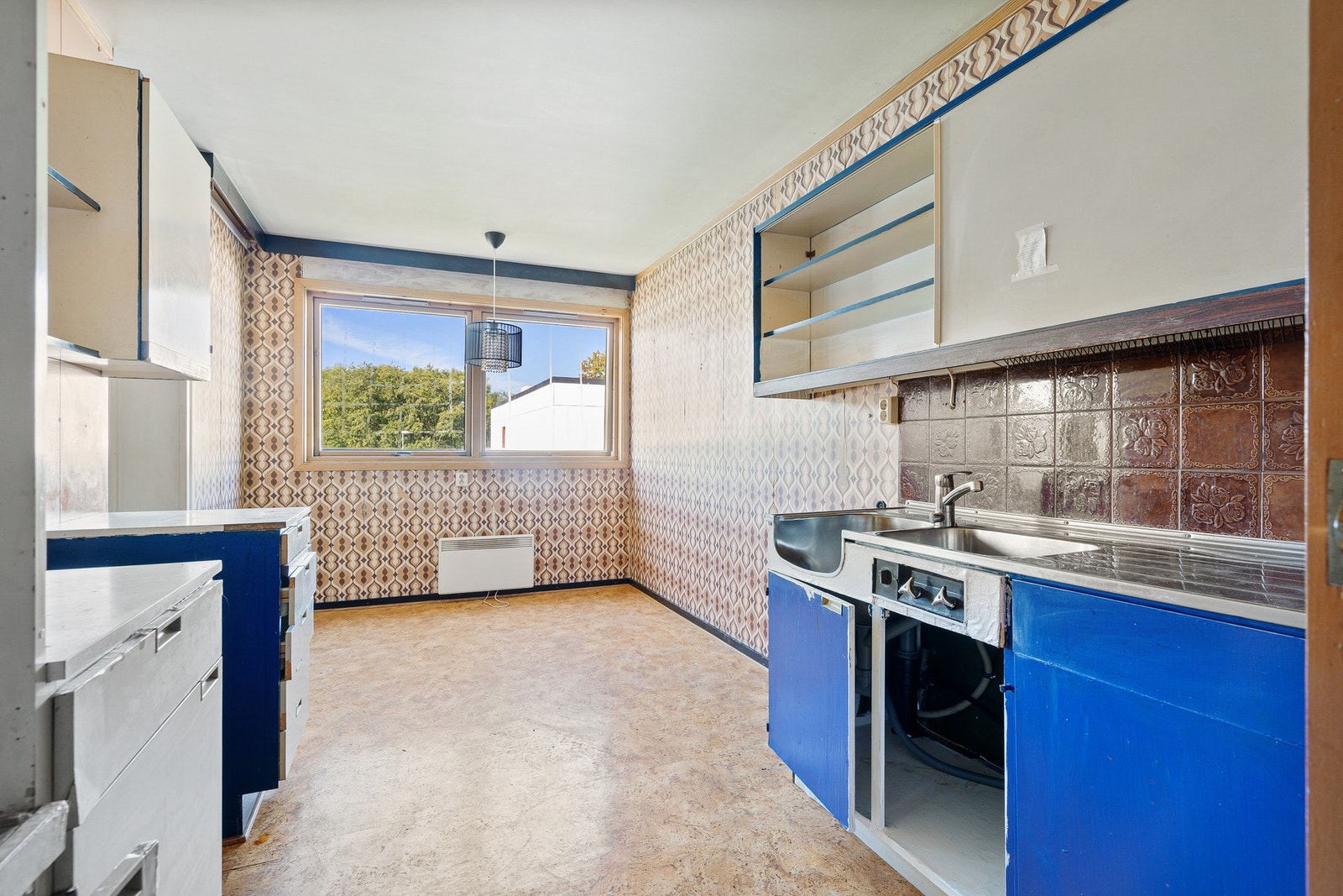 Mulighet for å etablere ekstra soverom i enden av kjøkkenet. Galleribilde