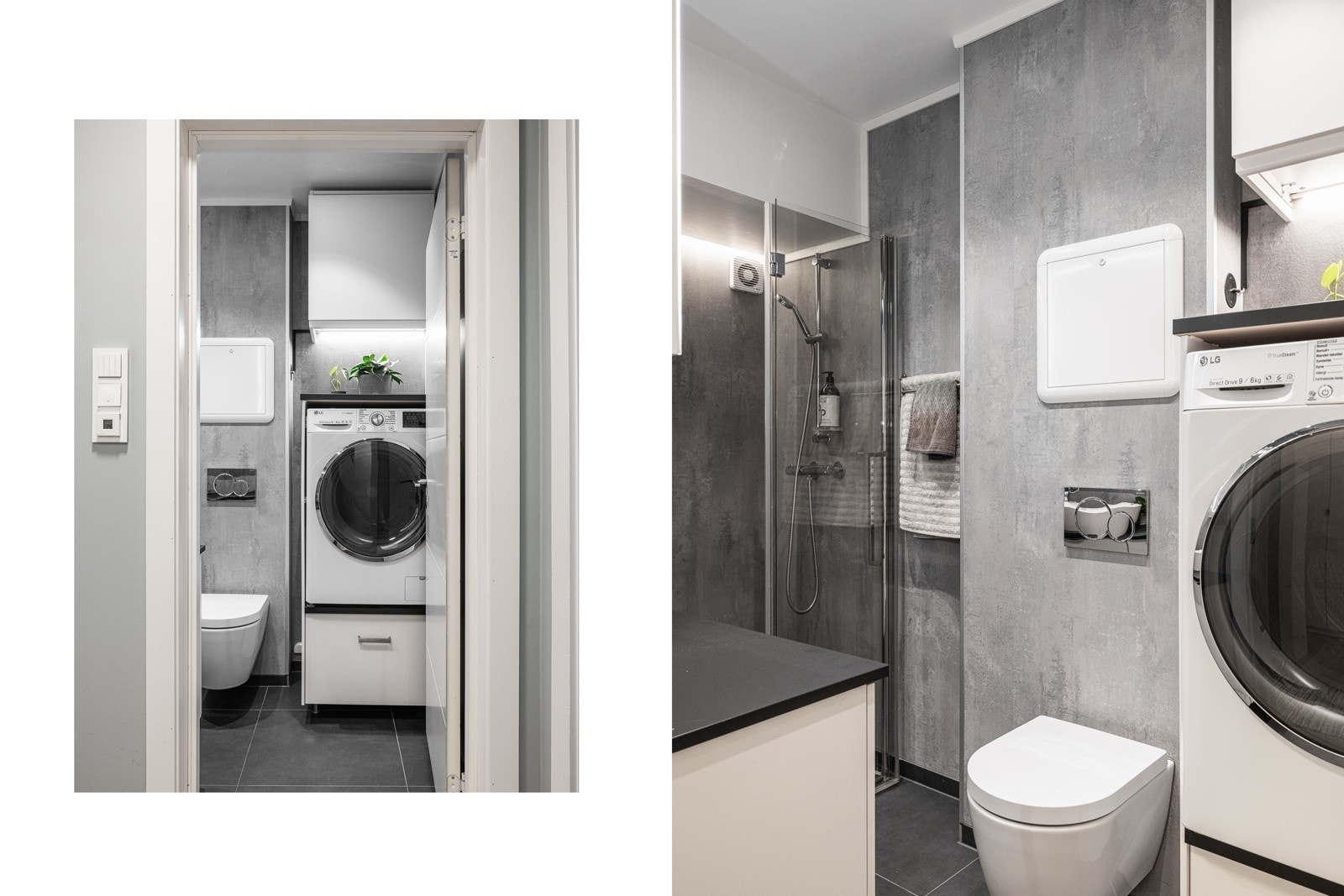 Badet ble pusset opp i regi av forrige eier i 2020 og fremstår som både pent og praktisk. Dokumentasjon foreligger. Galleribilde