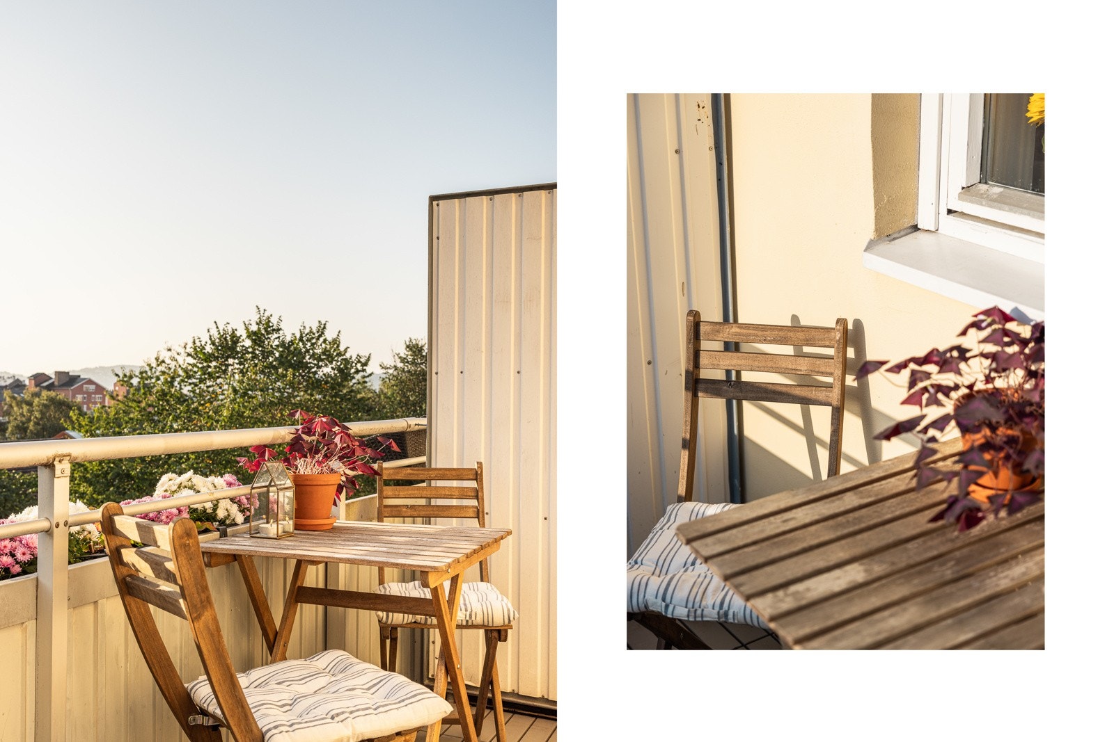 Det er fin plass til en hyggelig sittegruppe her ute, hvor du kan nyte den deilige morgensolen. Galleribilde