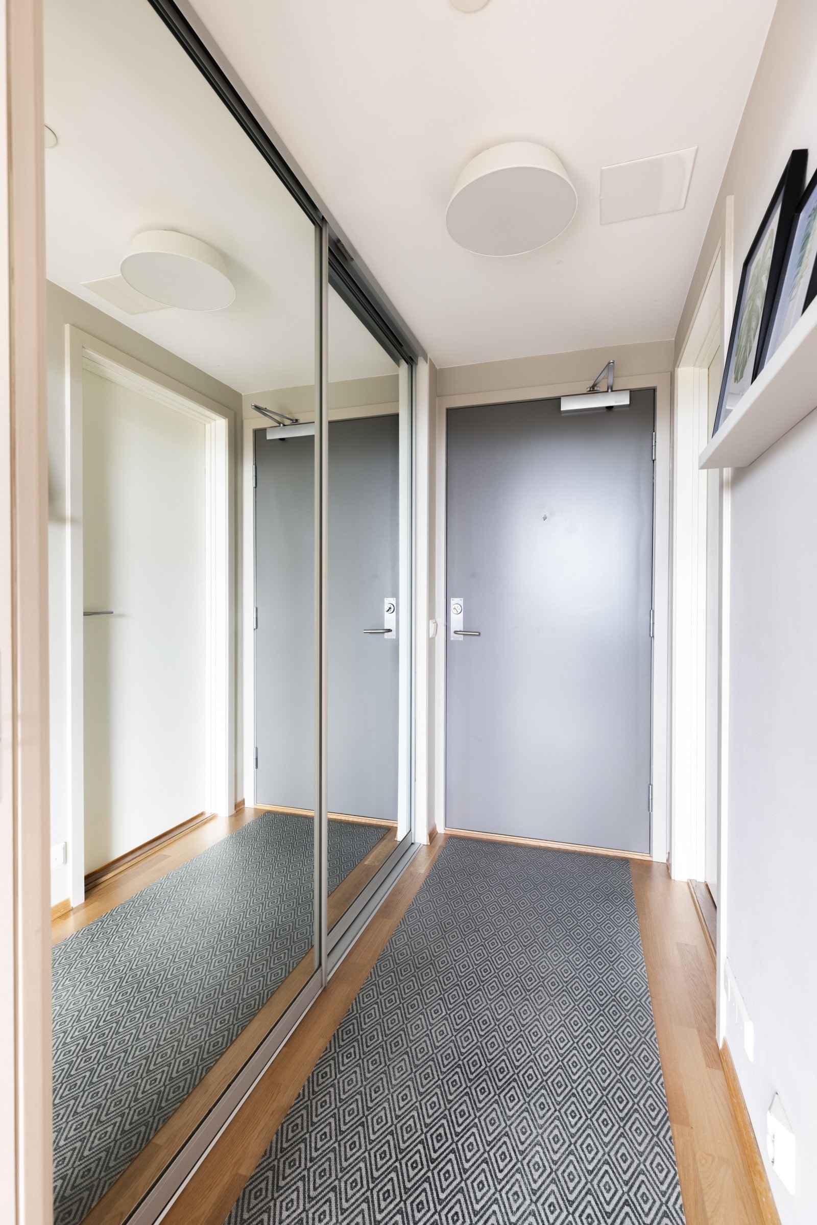 Inngangspartiet er lyst og innbydende. Galleribilde