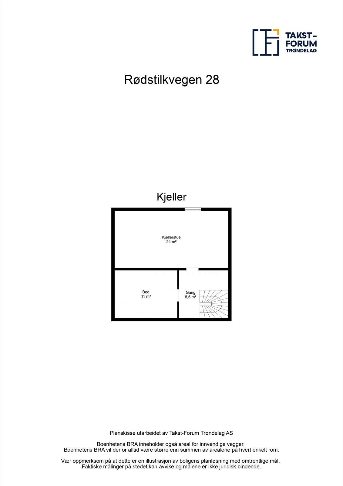 Planskisse - Kjeller Galleribilde