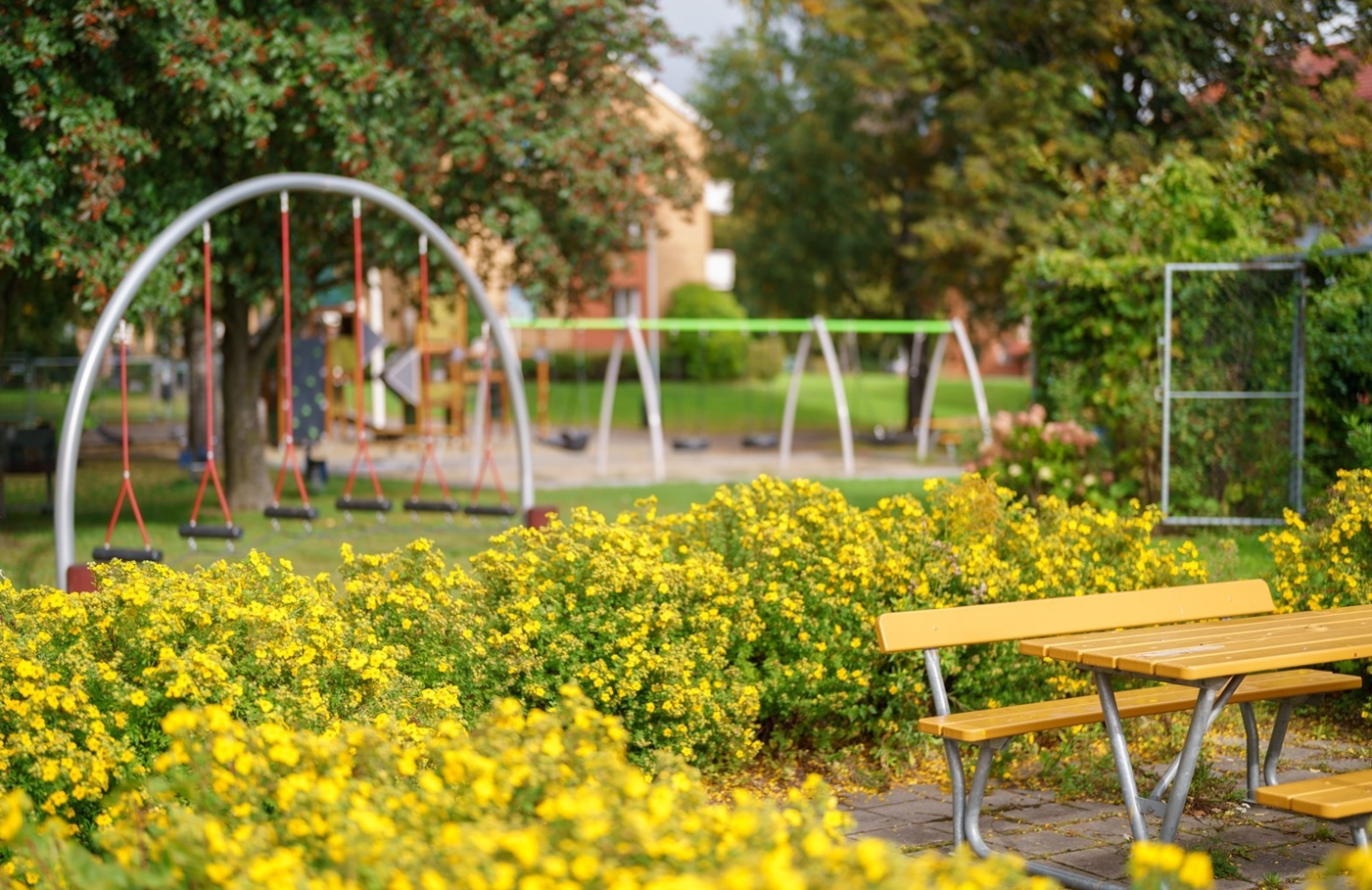 Barnevennlig område med godt bomiljø og hyggelig naboskap Galleribilde