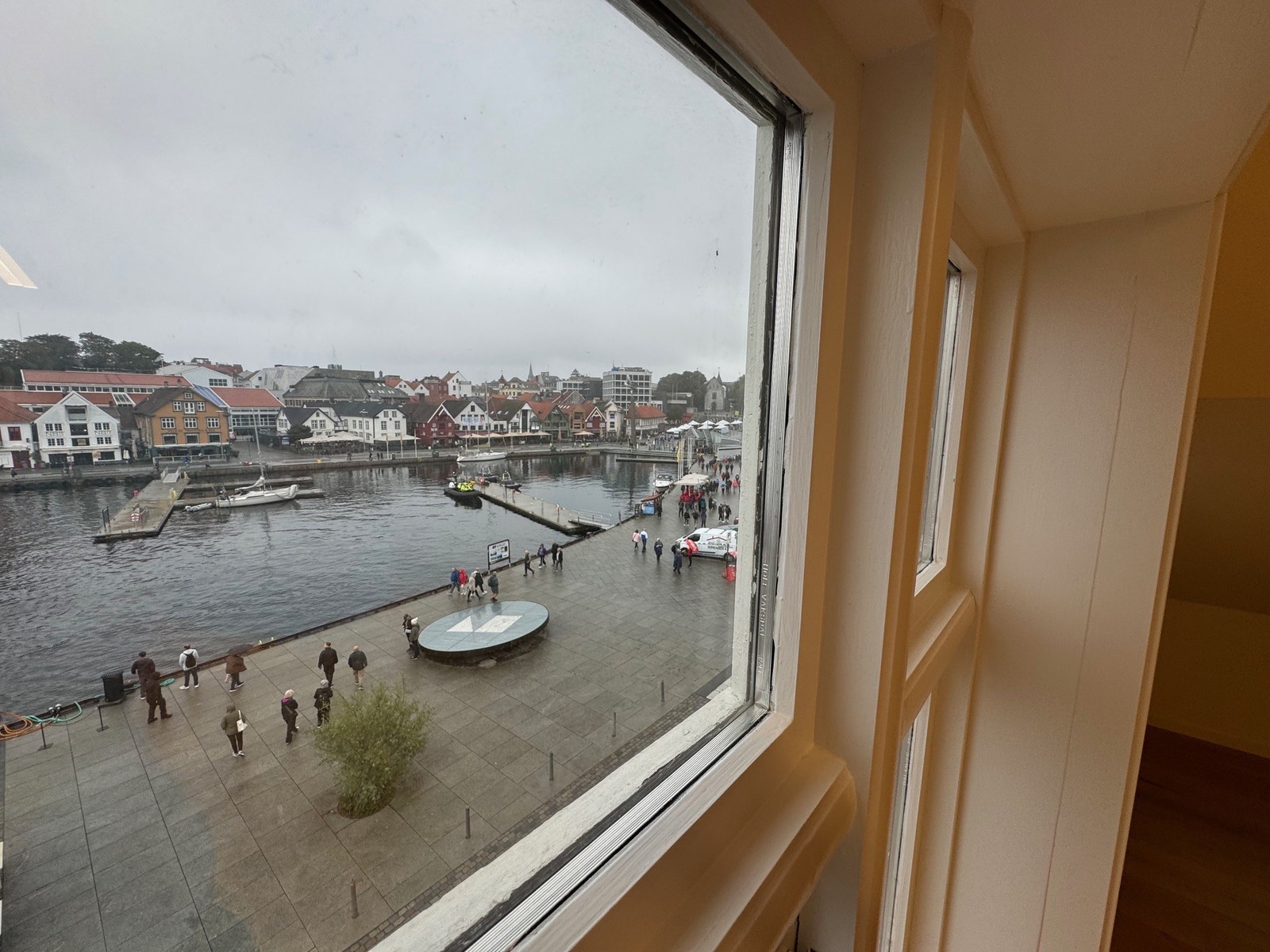 Utsikt fra lokalene Galleribilde