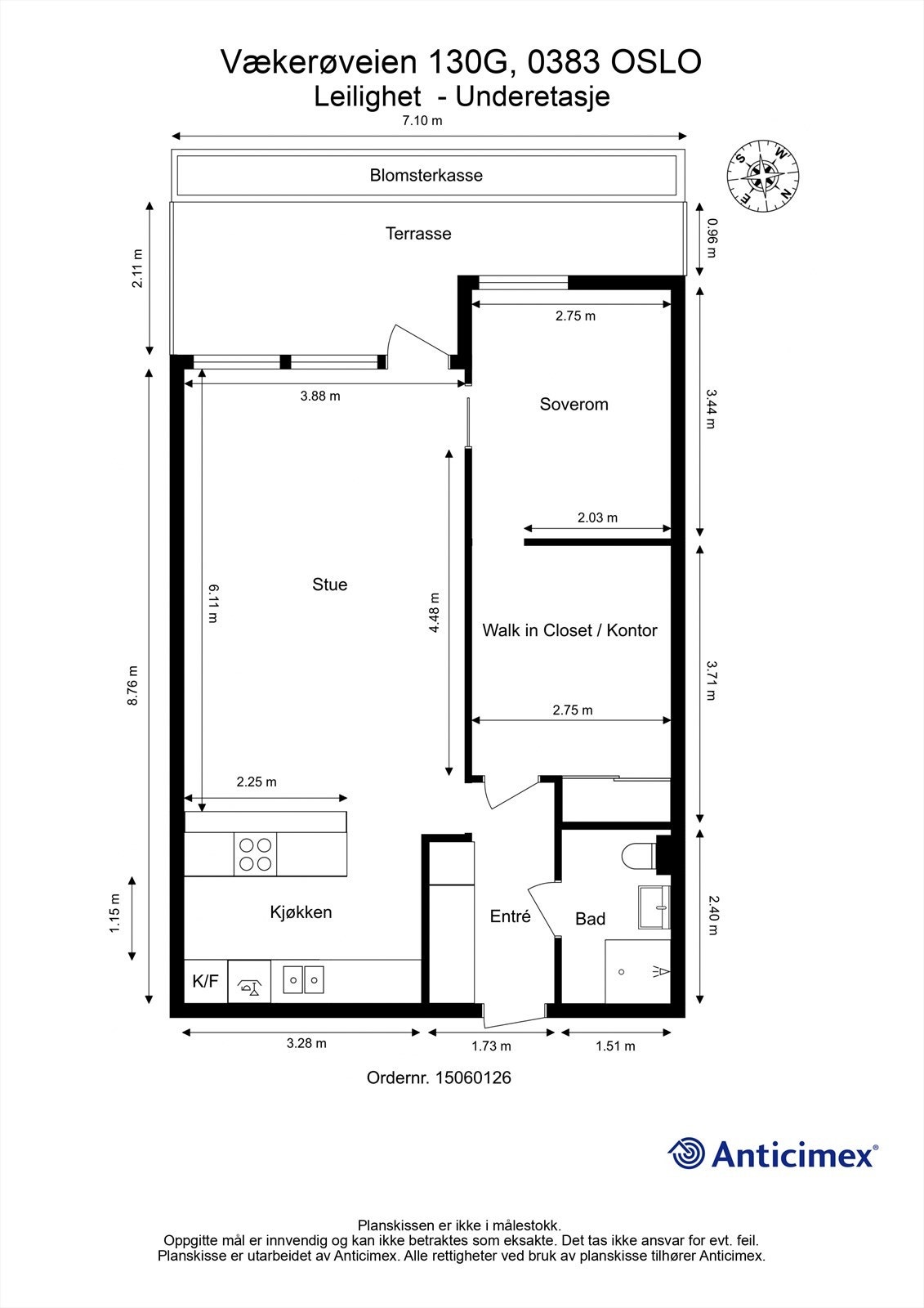 Plantegning Galleribilde