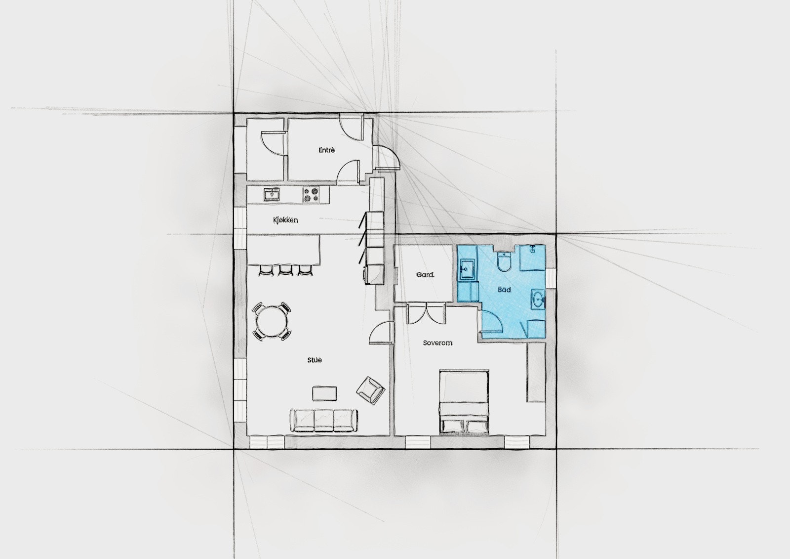 Funksjonell og god planløsning Galleribilde