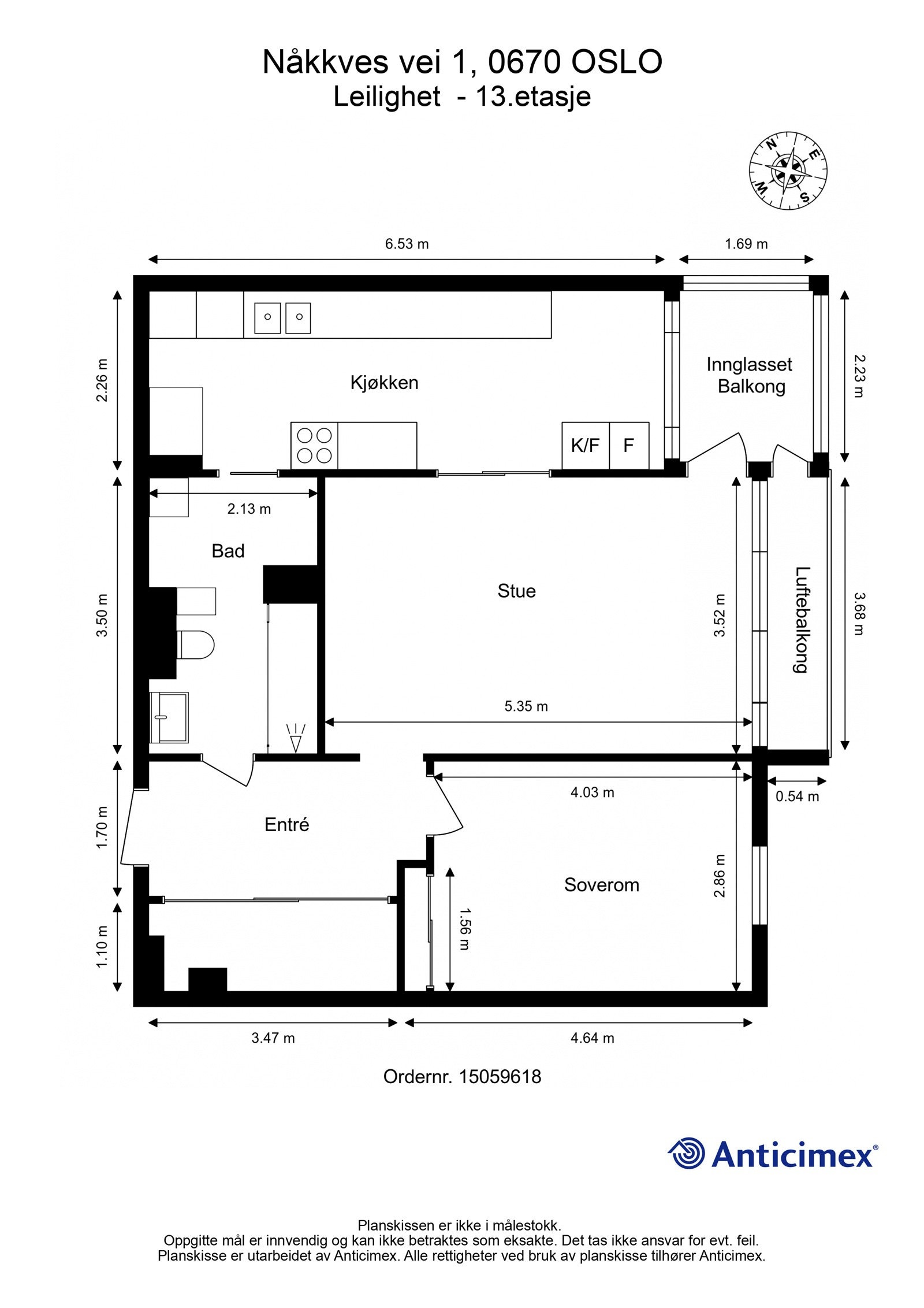 Plantegning Galleribilde