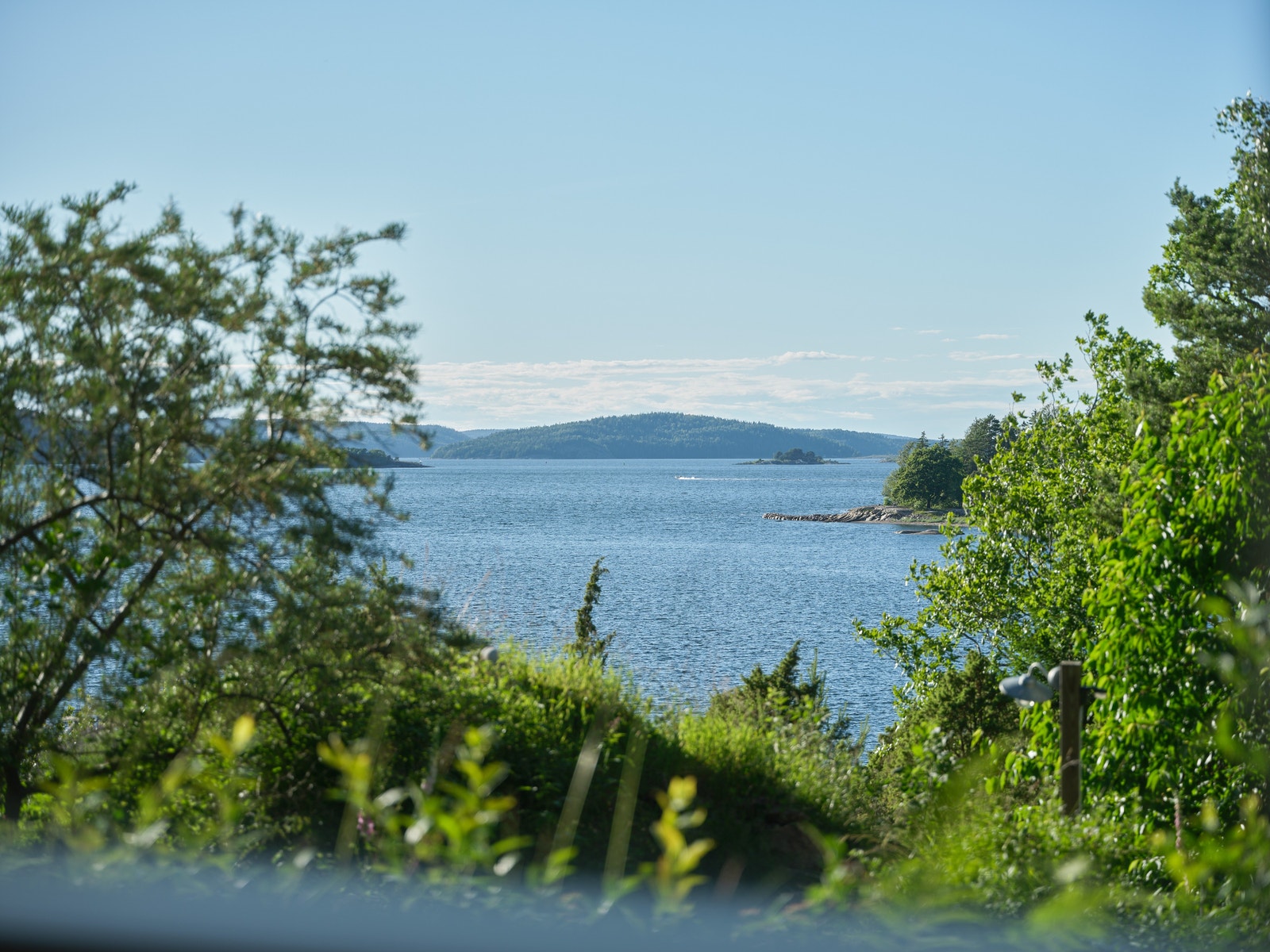 Utsikt från bastun Galleribilde