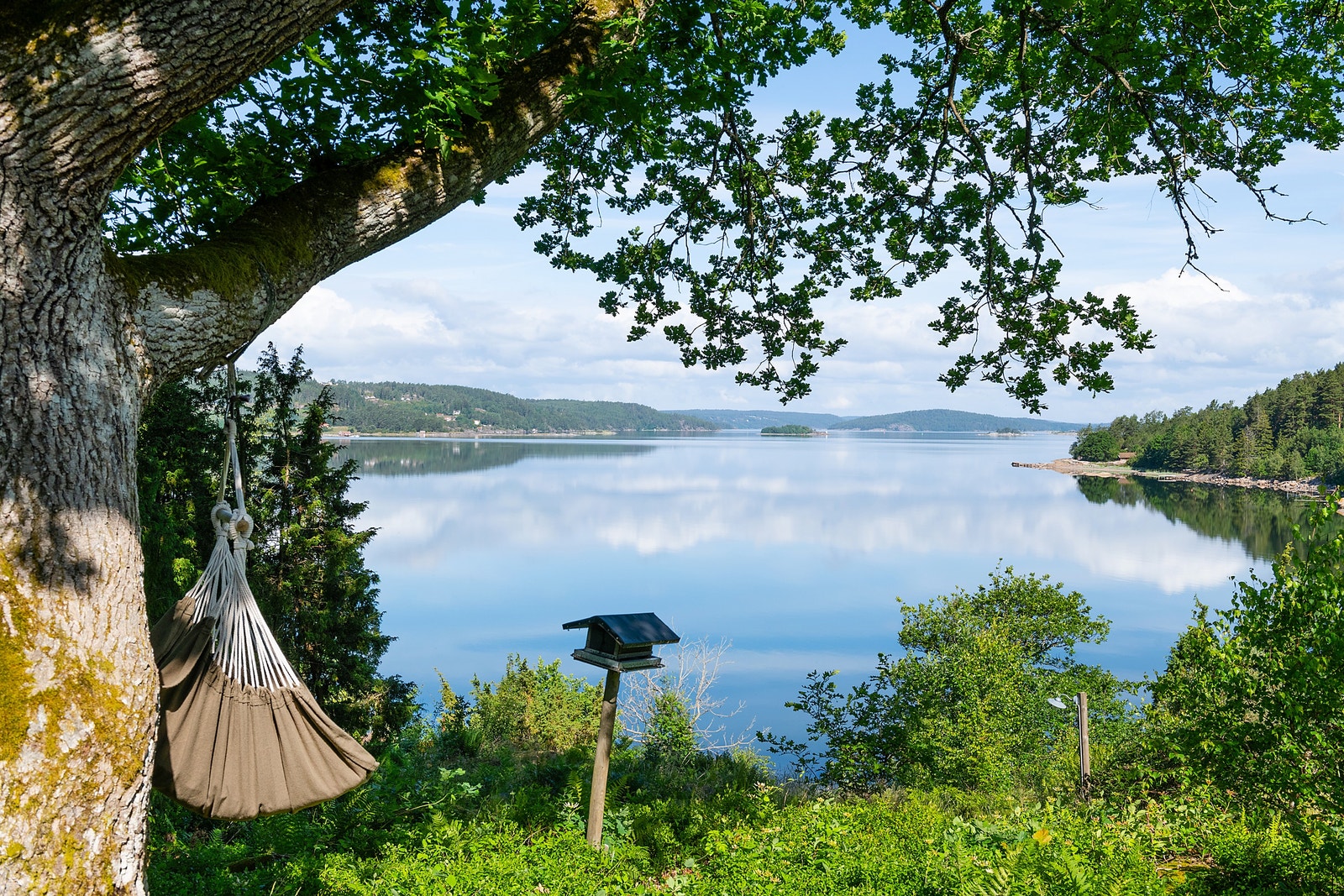 Här finns många platser för vila och njutning Galleribilde