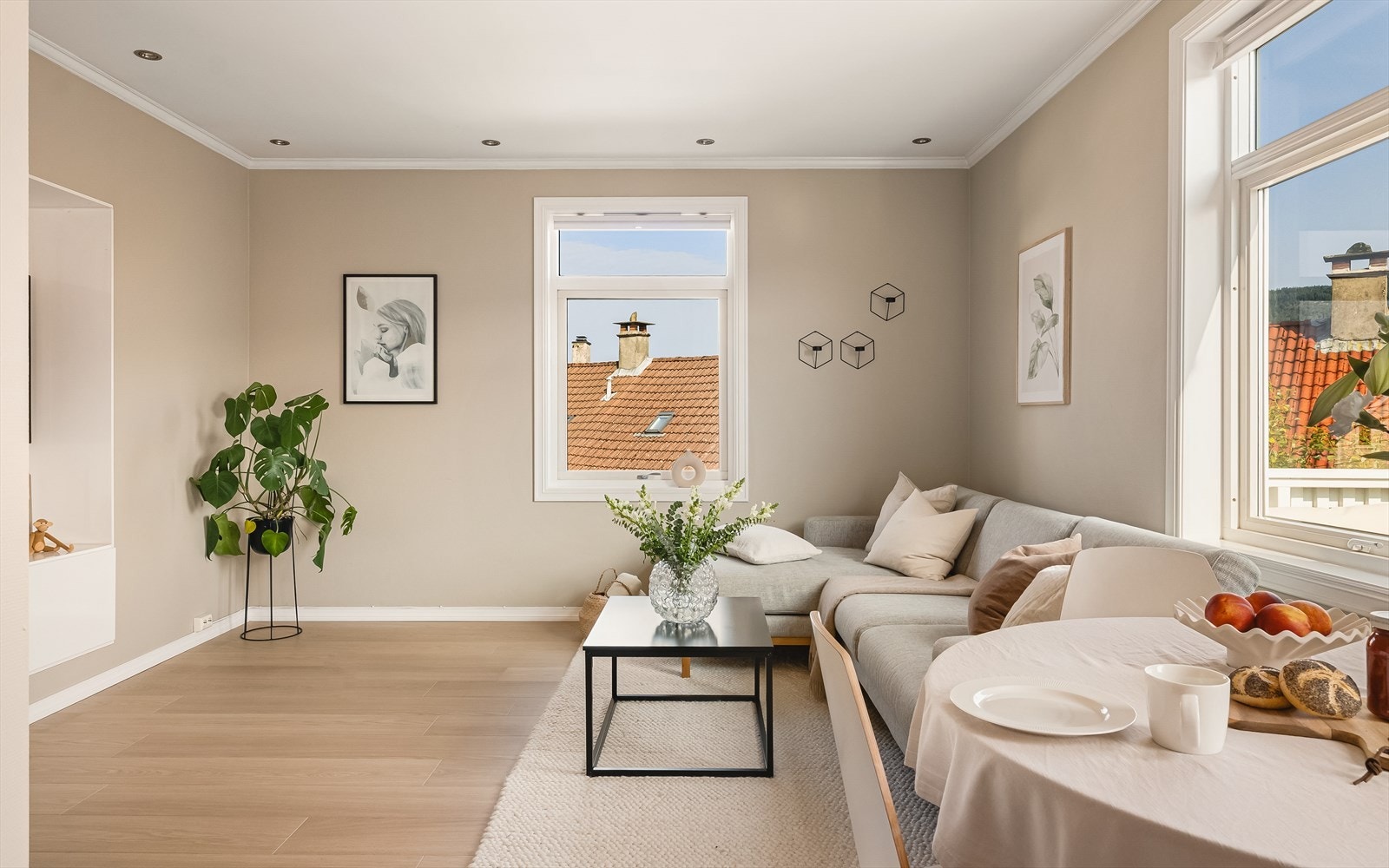 Leiligheten har en gjennomgående god standard og planløsning Galleribilde