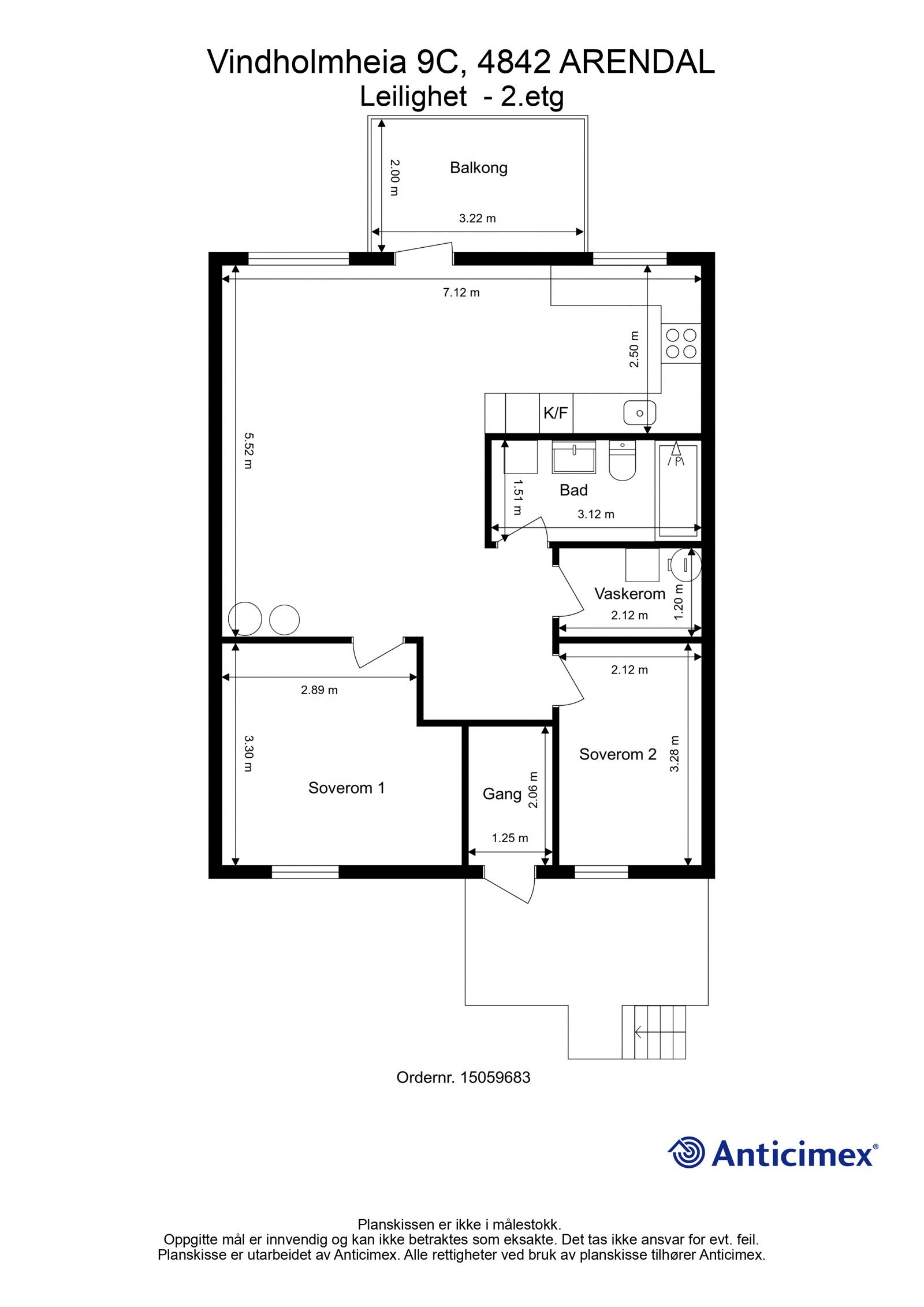 Plantegning Galleribilde