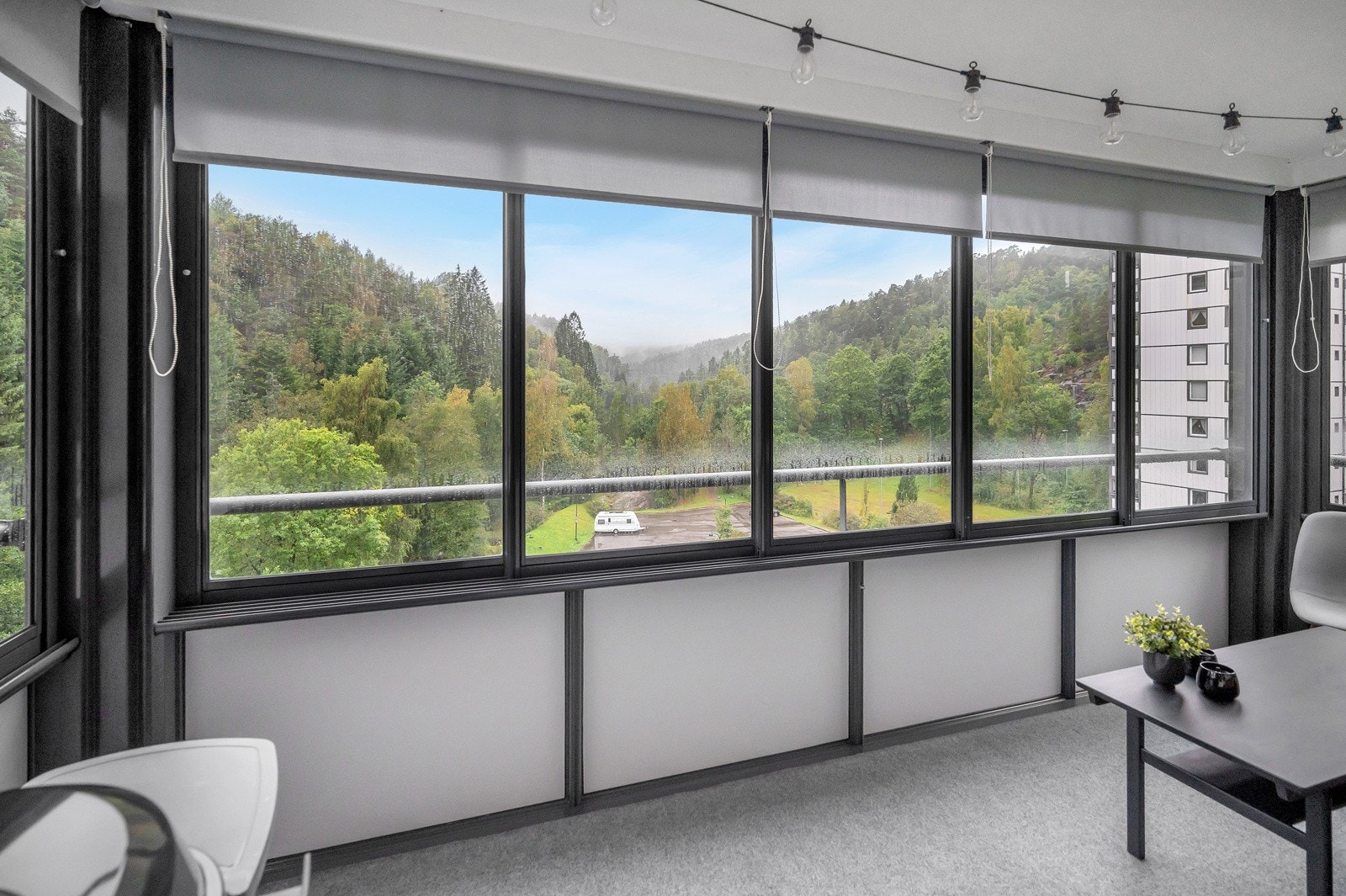 Her er det spenstig, vestvendt utsikt med gode solforhold. Galleribilde