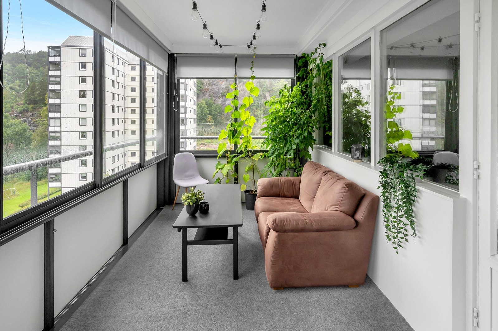 Vinduene kan åpnes på varme sommerdager. Galleribilde