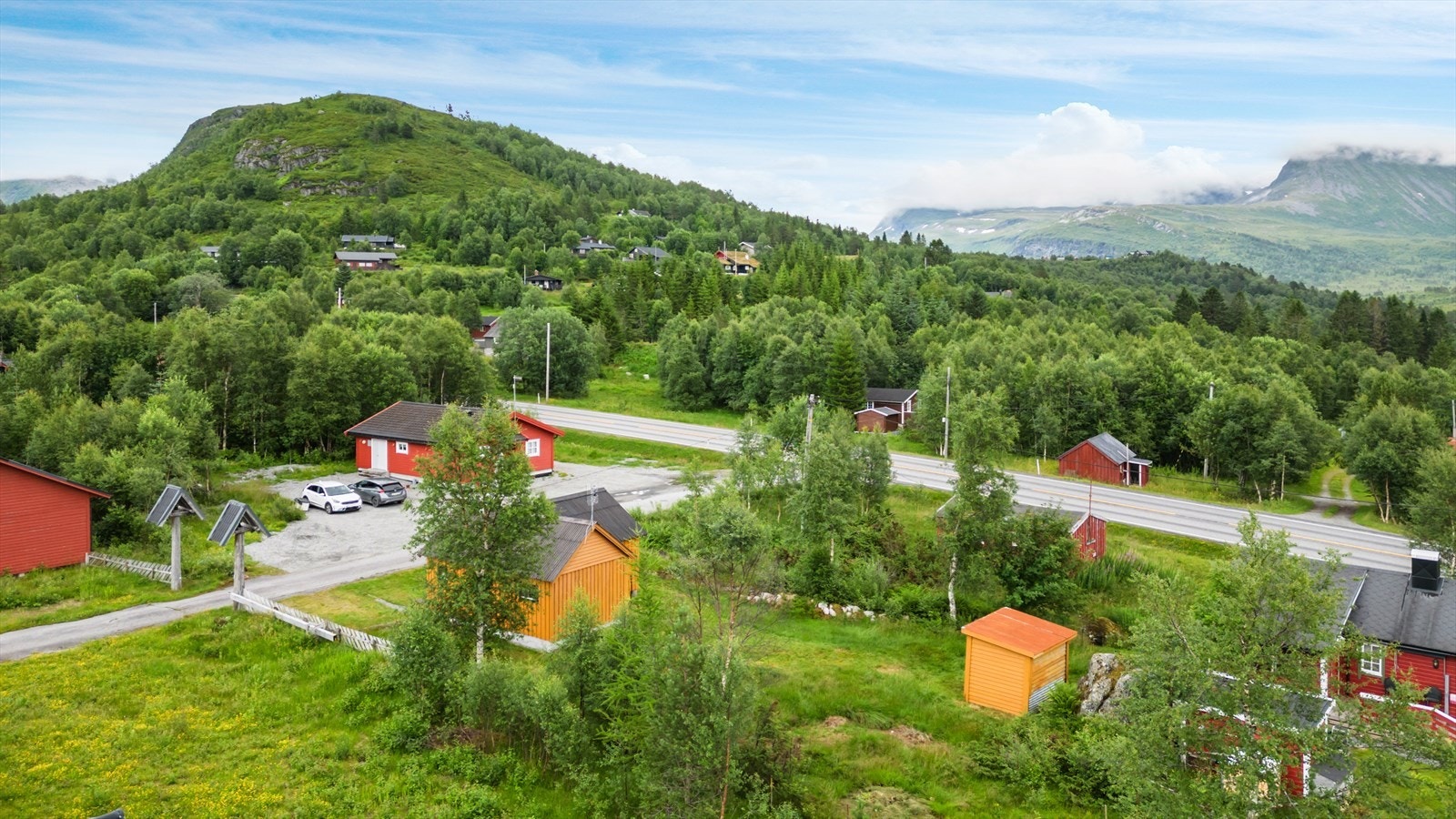 Dronefoto Galleribilde