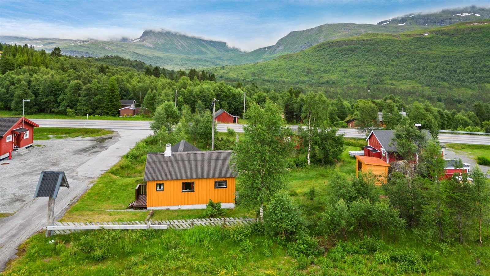 Dronefoto Galleribilde