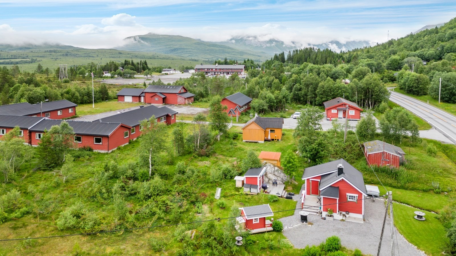 Dronefoto Galleribilde