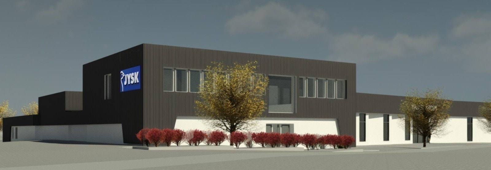 Kontorarealene ligger meget flott til i 2. etasje i den ny rehabiliterte forretningseiendommen. (Illustrasjons bilde) Galleribilde