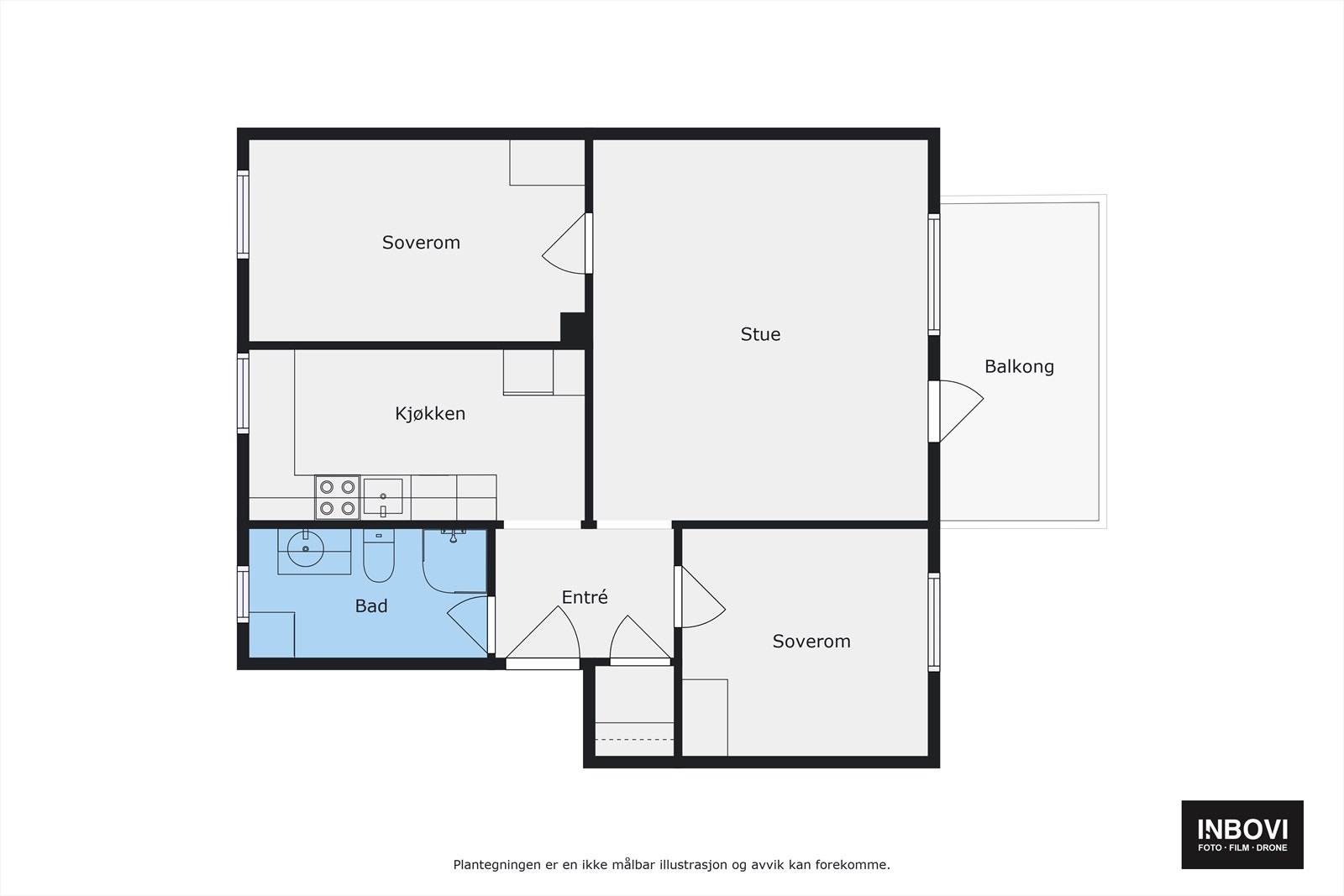 Plantegning Galleribilde