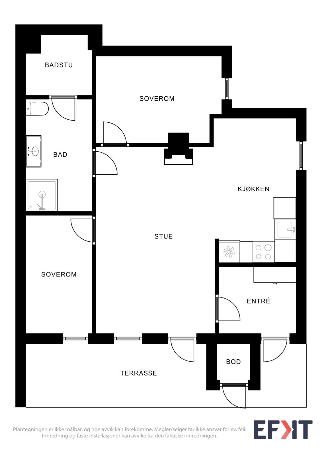 Plantegning Galleribilde