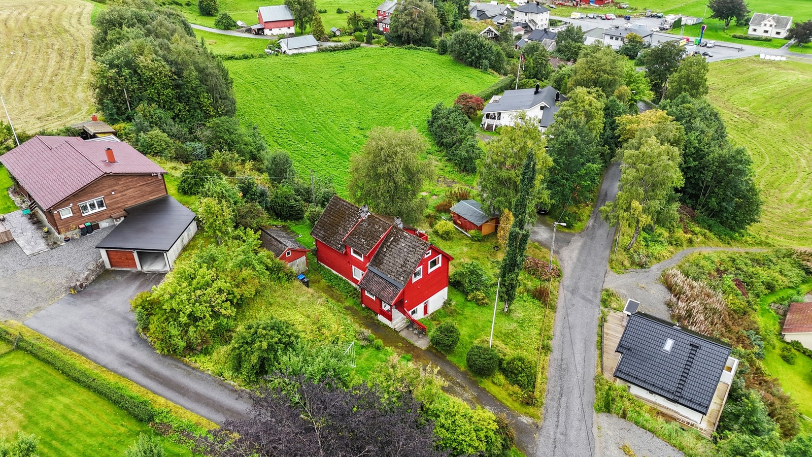 Dronefoto. Galleribilde