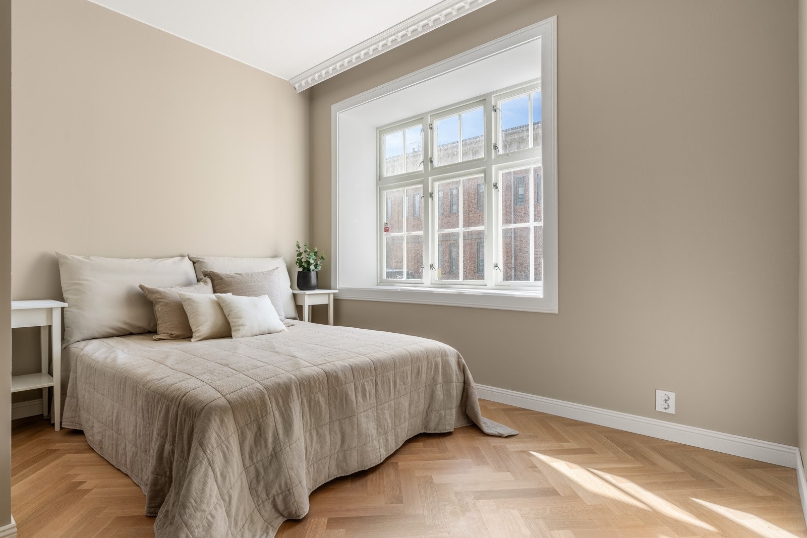 Soverommet kan enkelt møbleres med dobbeltseng samt eventuelle garderobeløsninger. Galleribilde