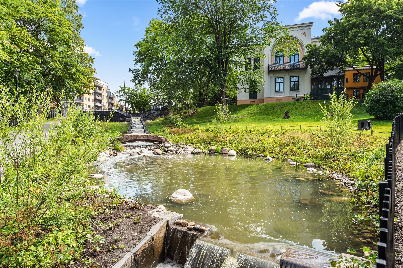 Klosterenga park er nærmeste nabo til bygården Galleribilde