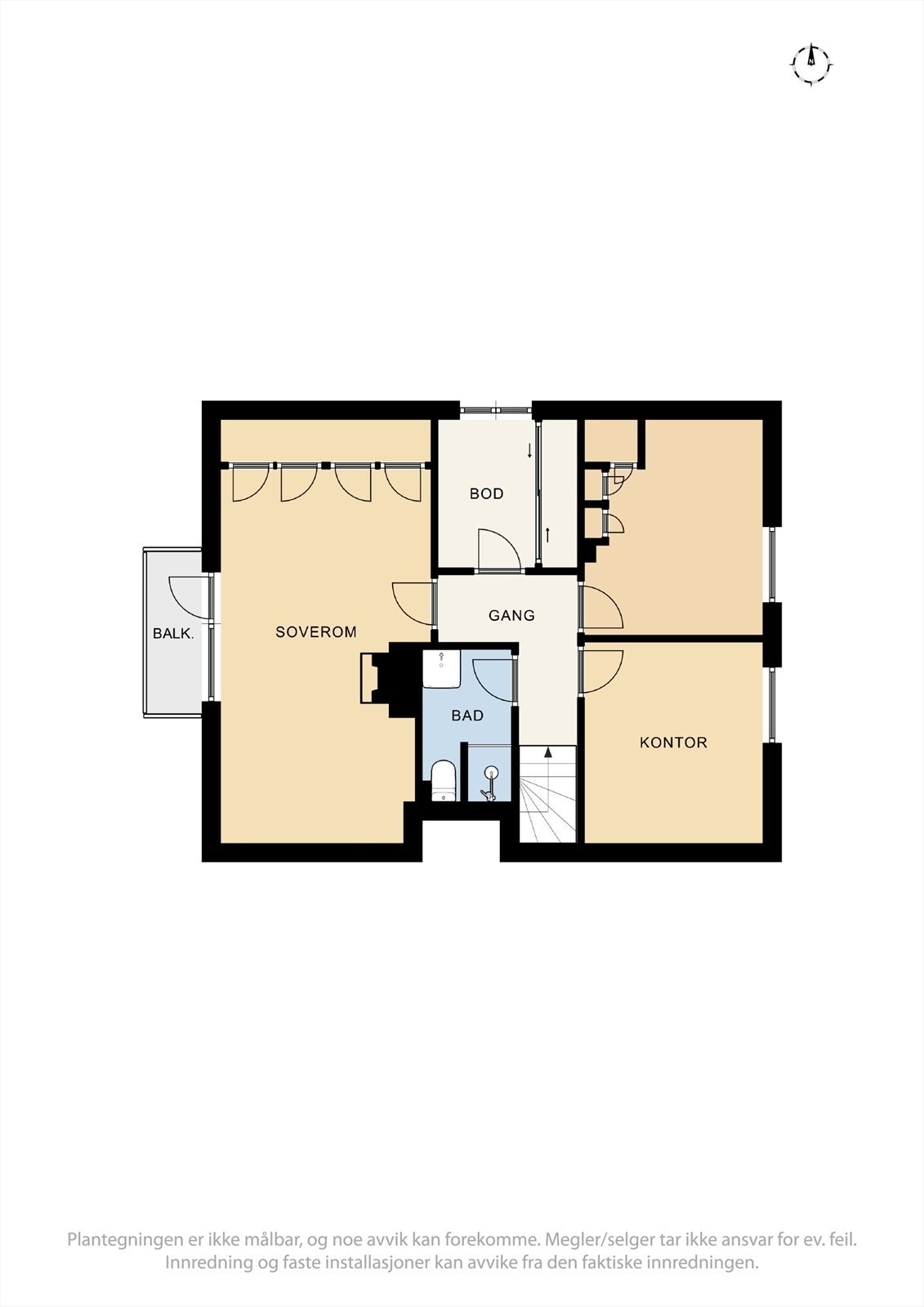 Plantegninger 2. etasje Galleribilde