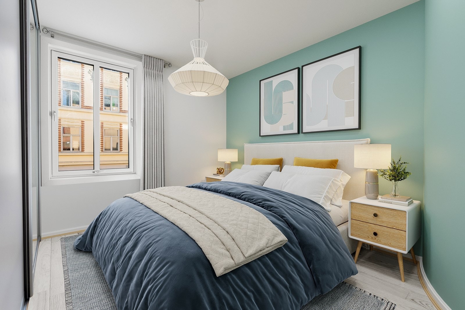 I tillegg rommer leiligheten to gode soverom. Hovedsoverommet har inngang fra gangen, og har god plass til dobbeltseng med tilhørende nattbord.
(NB! Illustrasjons foto- Med enkle grep på overflater, kan man skape sin egen drømmebolig!) Galleribilde