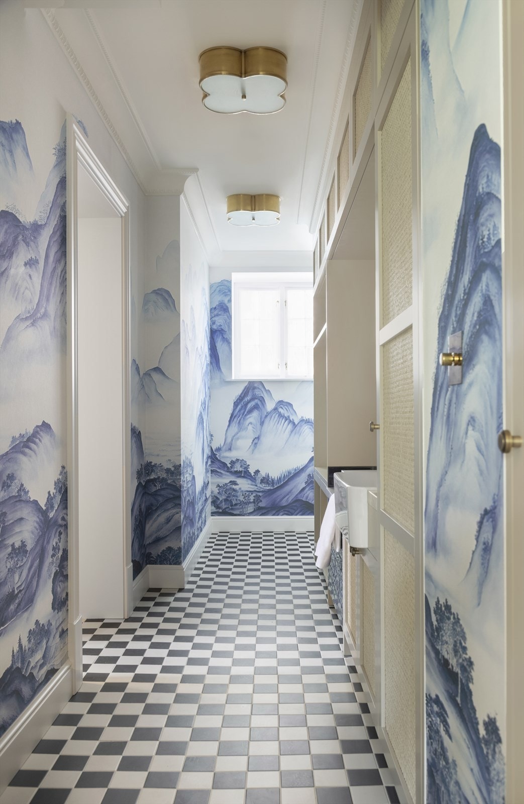 Flotte fargekombinasjoner og materialbruk også i underetasjen. Galleribilde