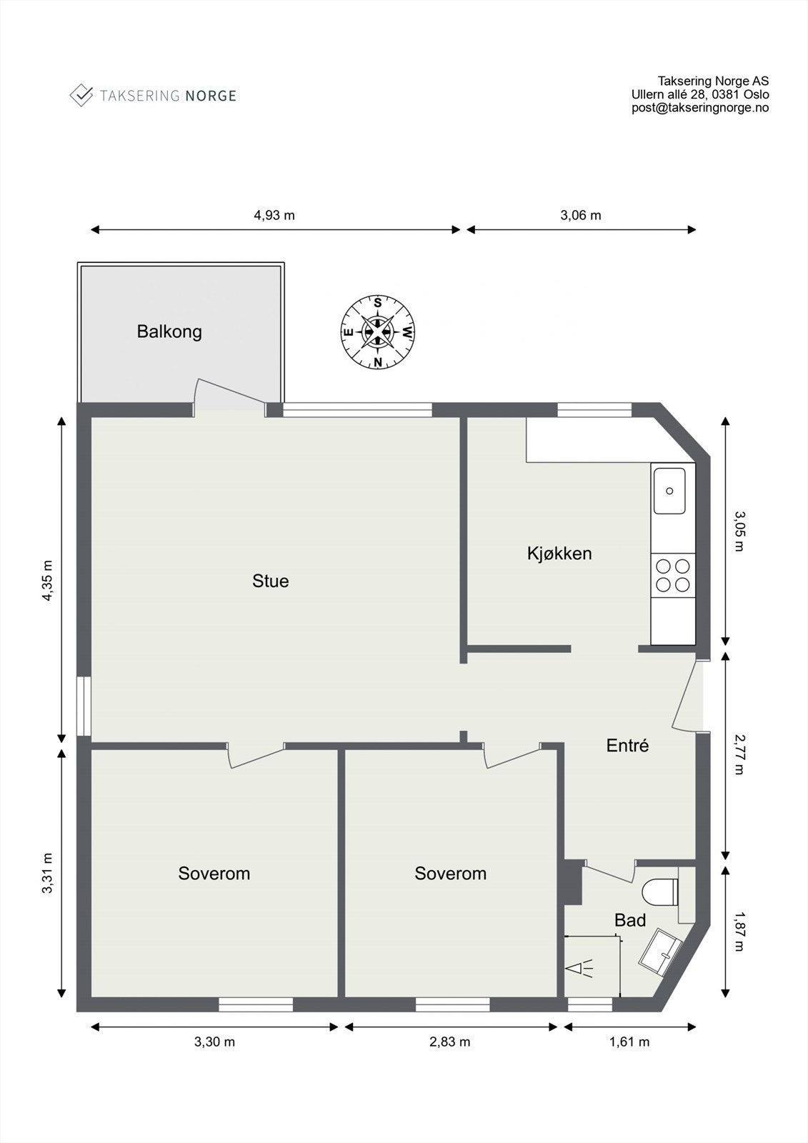 Plantegning Galleribilde