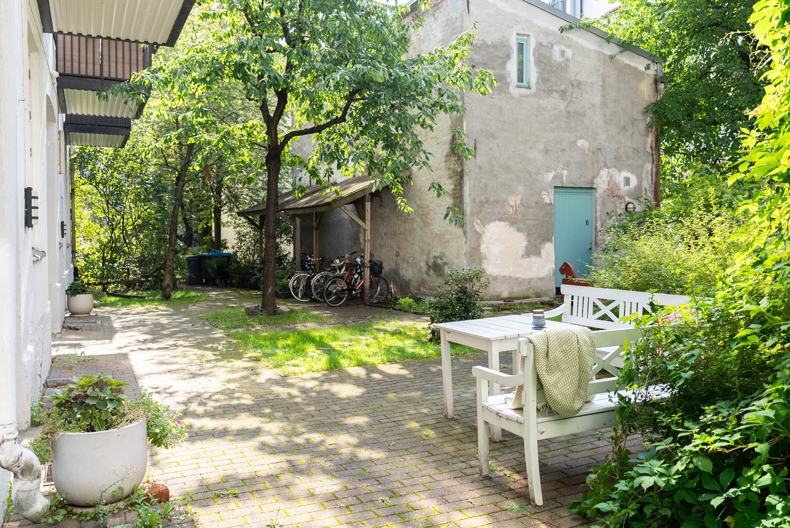 Her er det plass til sykler. Galleribilde