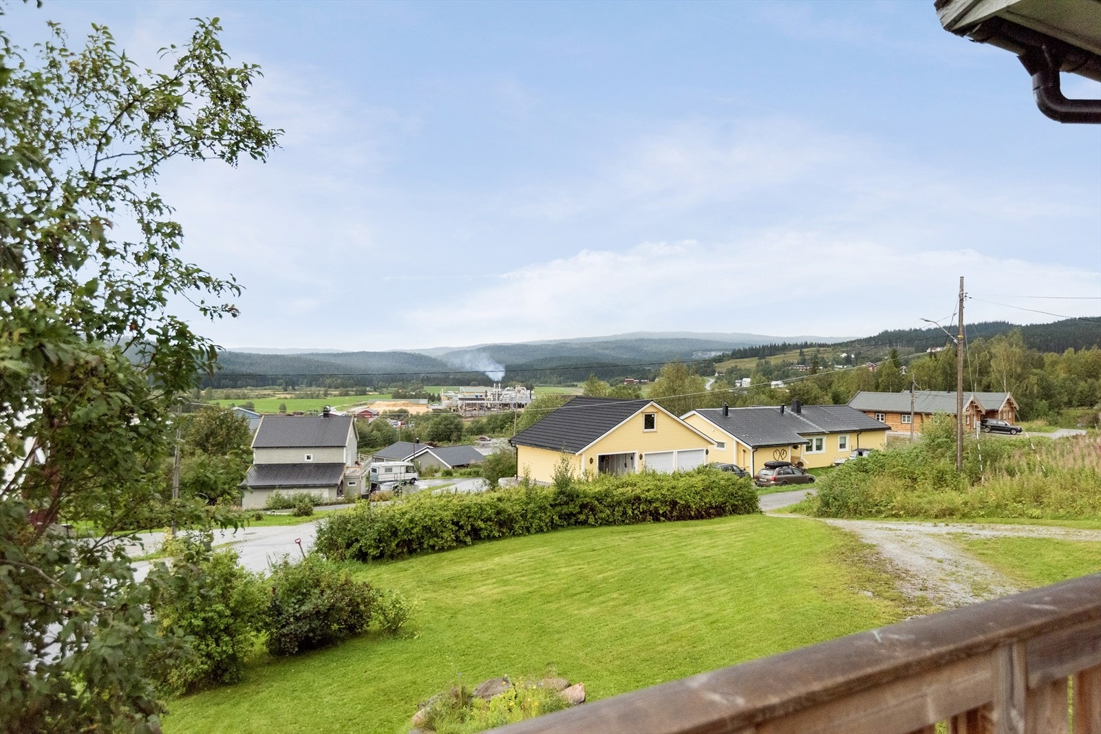 Utsikt fra terrasse Galleribilde