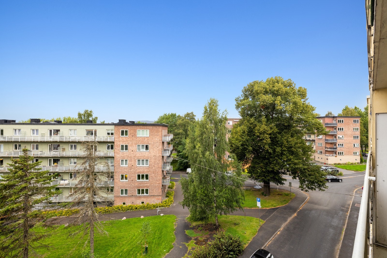 Ved å bo i 4.etasje vil du ha fin utsikt og gode solforhold. Galleribilde