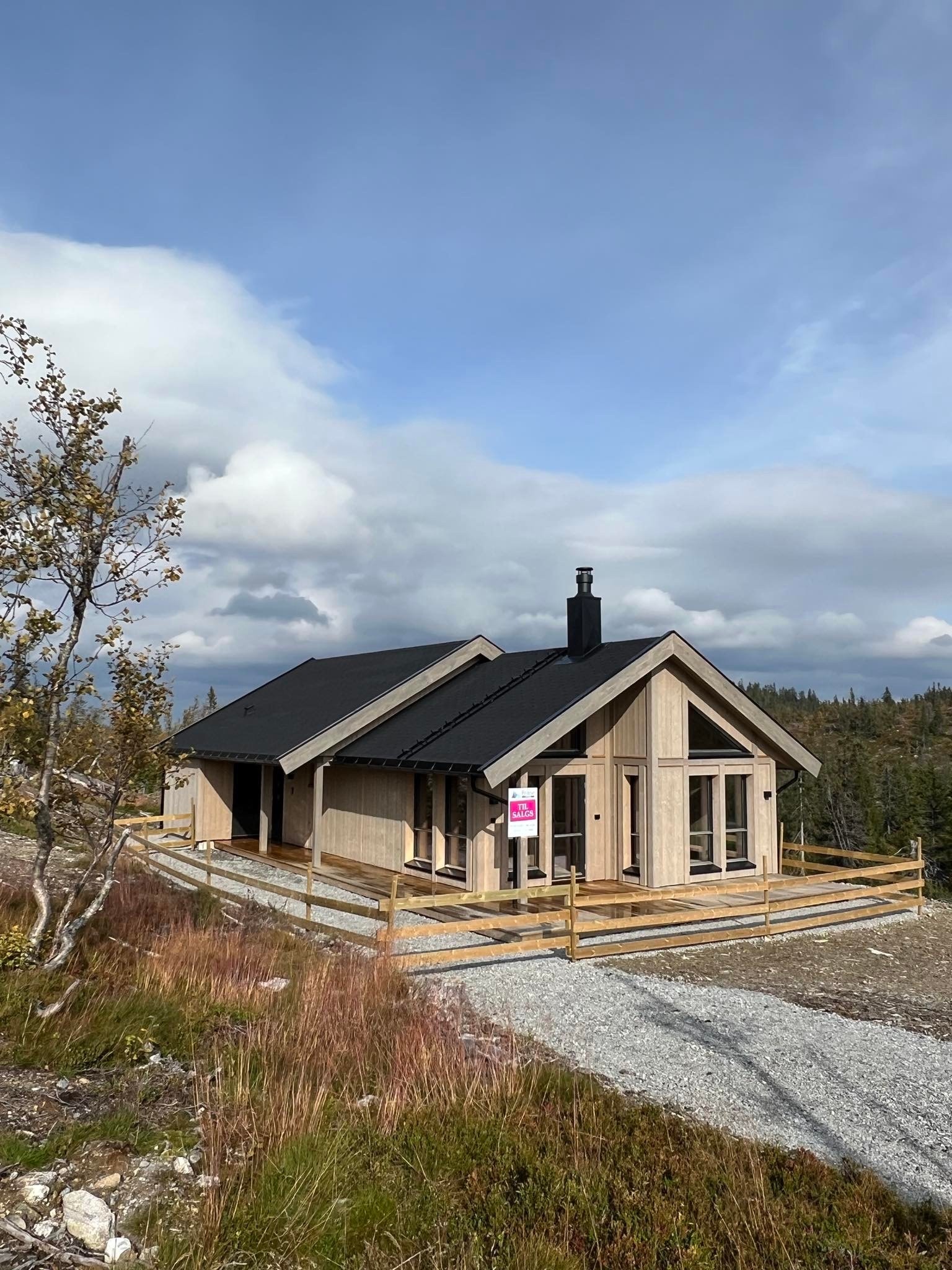 Blåne hytte Galleribilde