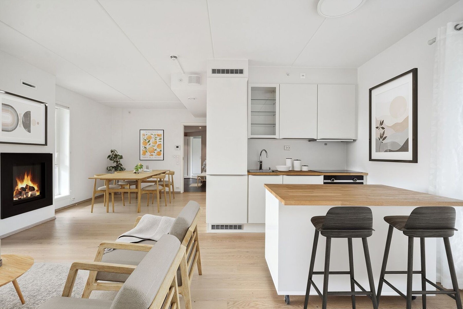 Det er benyttet digital styling på bildet Galleribilde