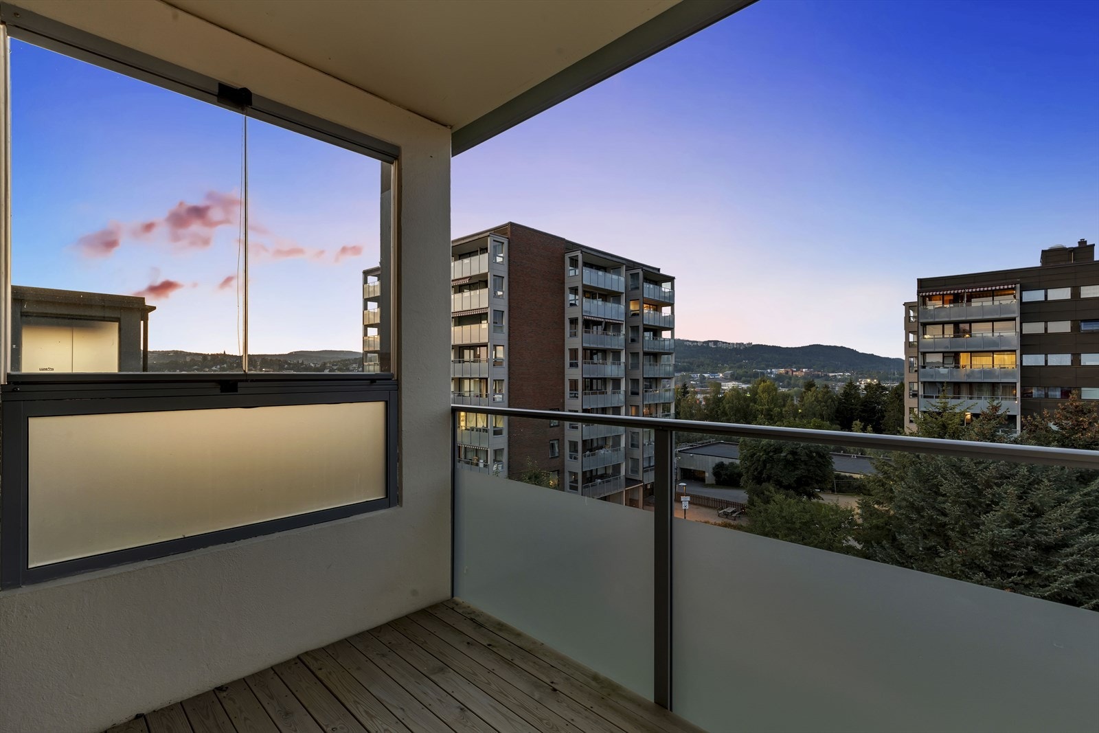 Balkong med tilgang fra soverommet Galleribilde