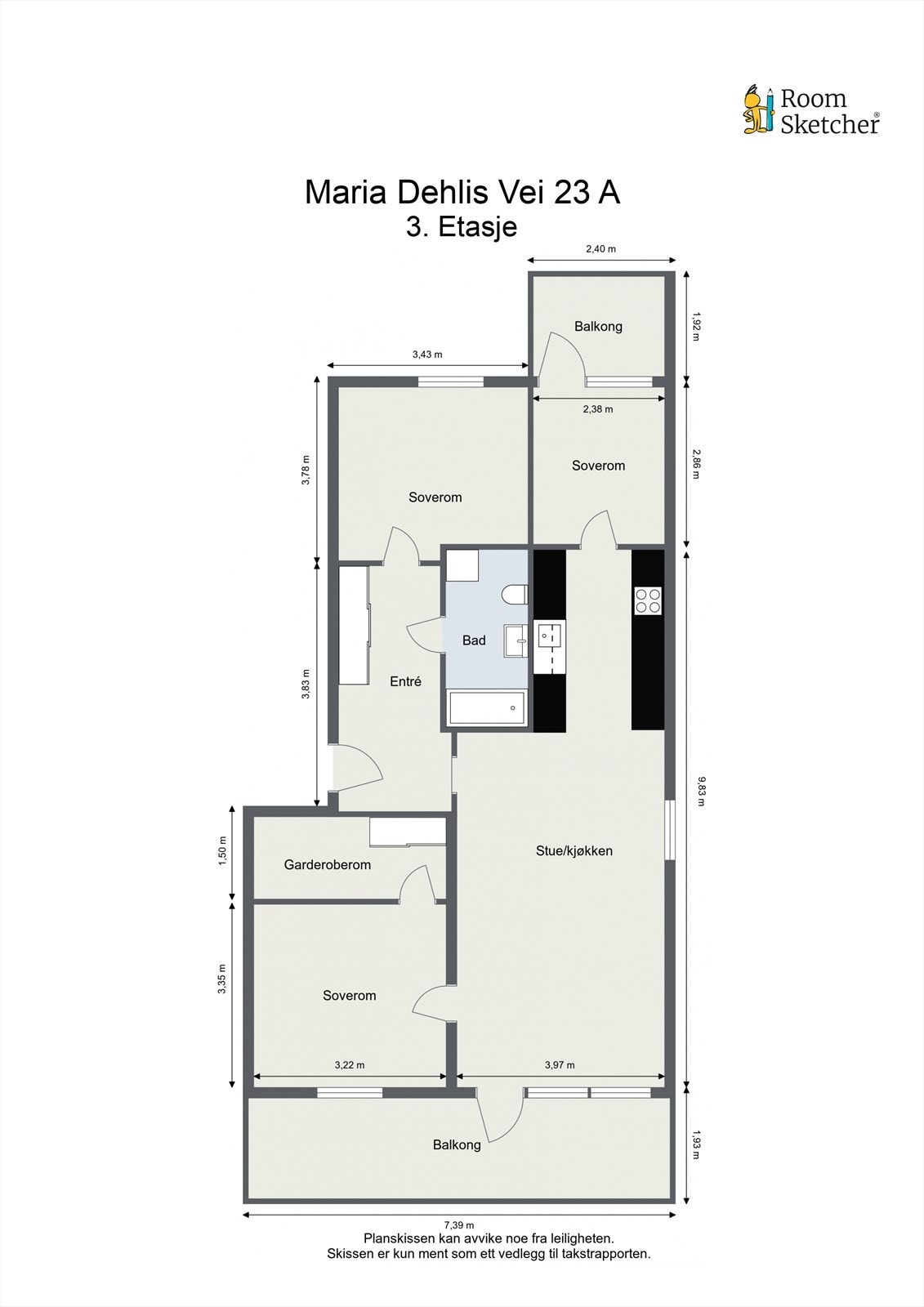 Plantegning Galleribilde