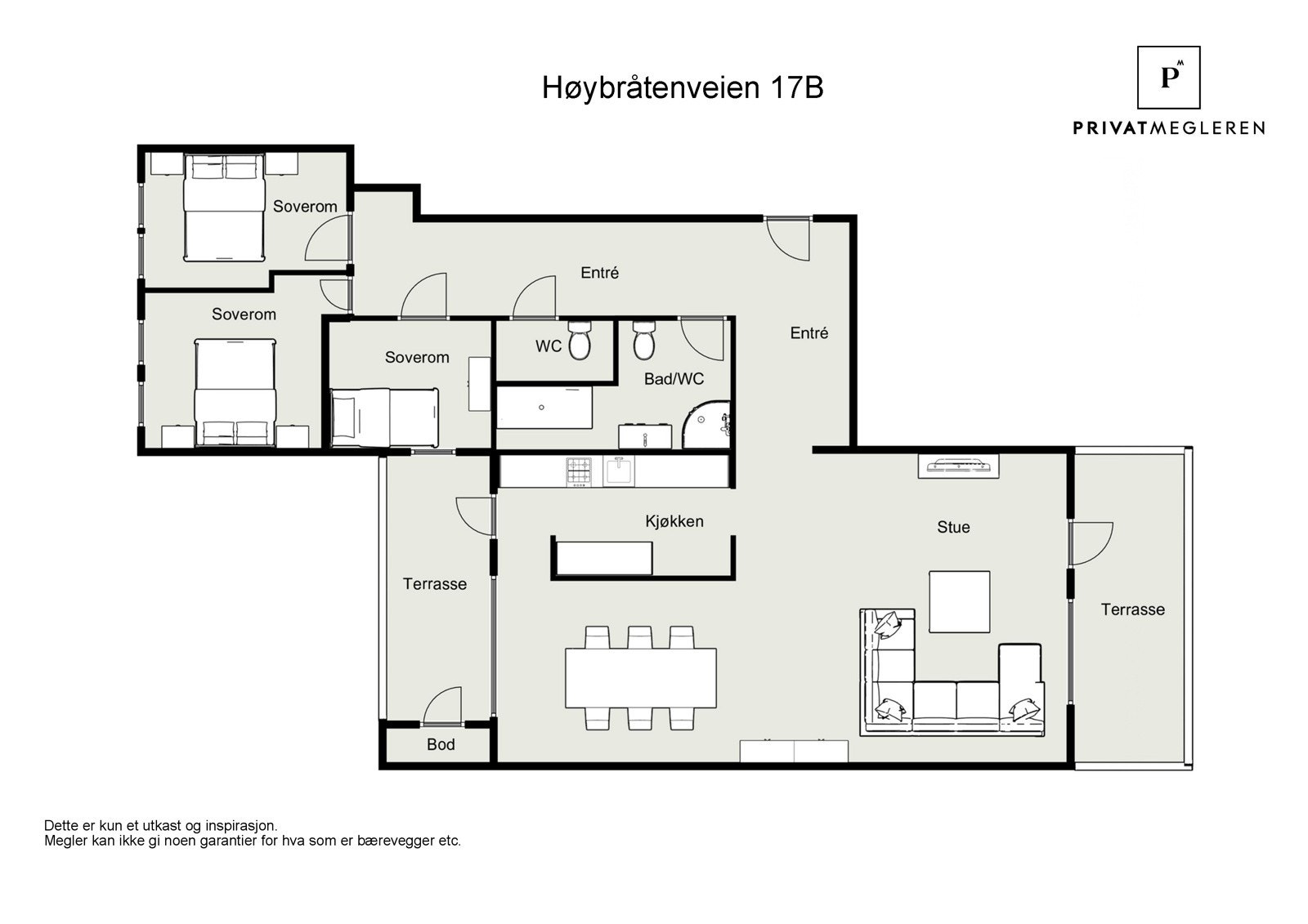 Plantegning - ikke målbar. Galleribilde