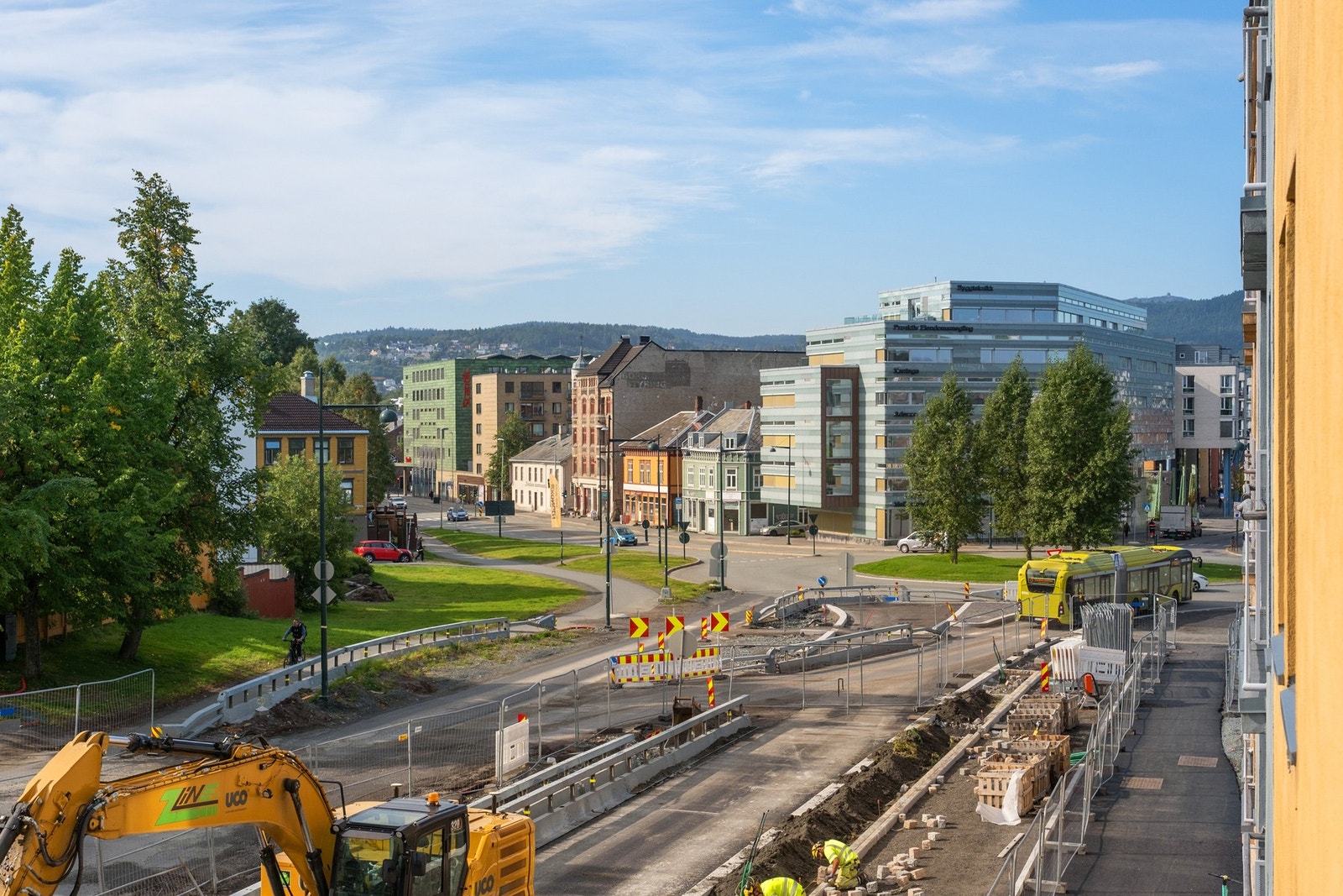 Utsikt mot Innherredsveien og Solsiden, Galleribilde