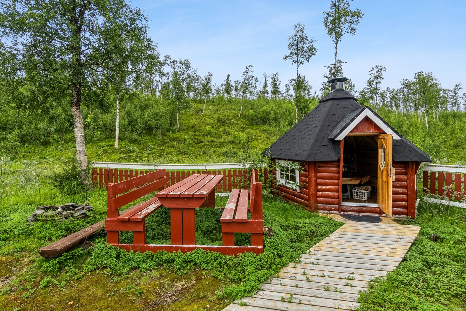 Grillhytte Galleribilde